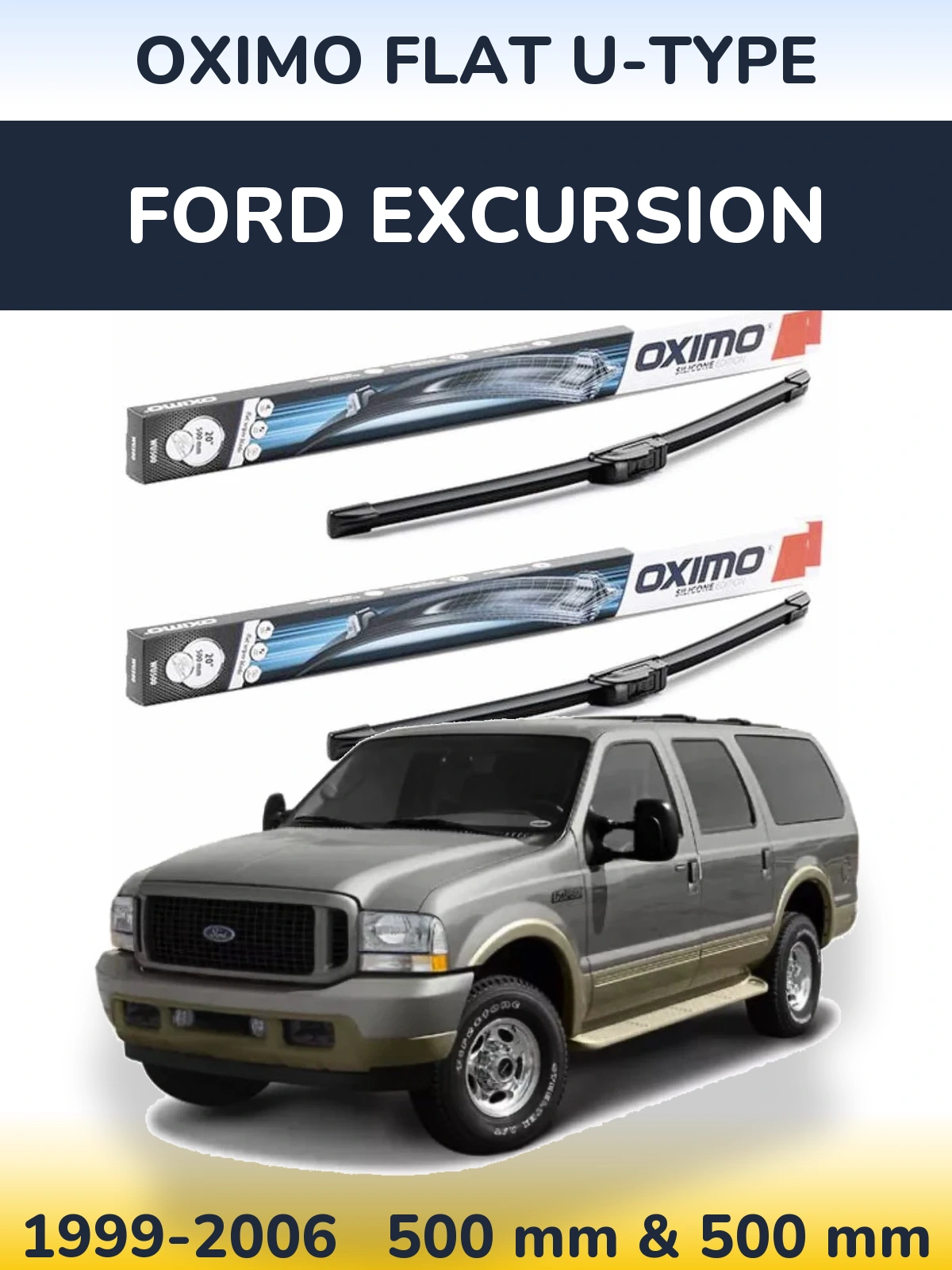 Ștergătoare Oximo Flat U-type pentru Ford Excursion