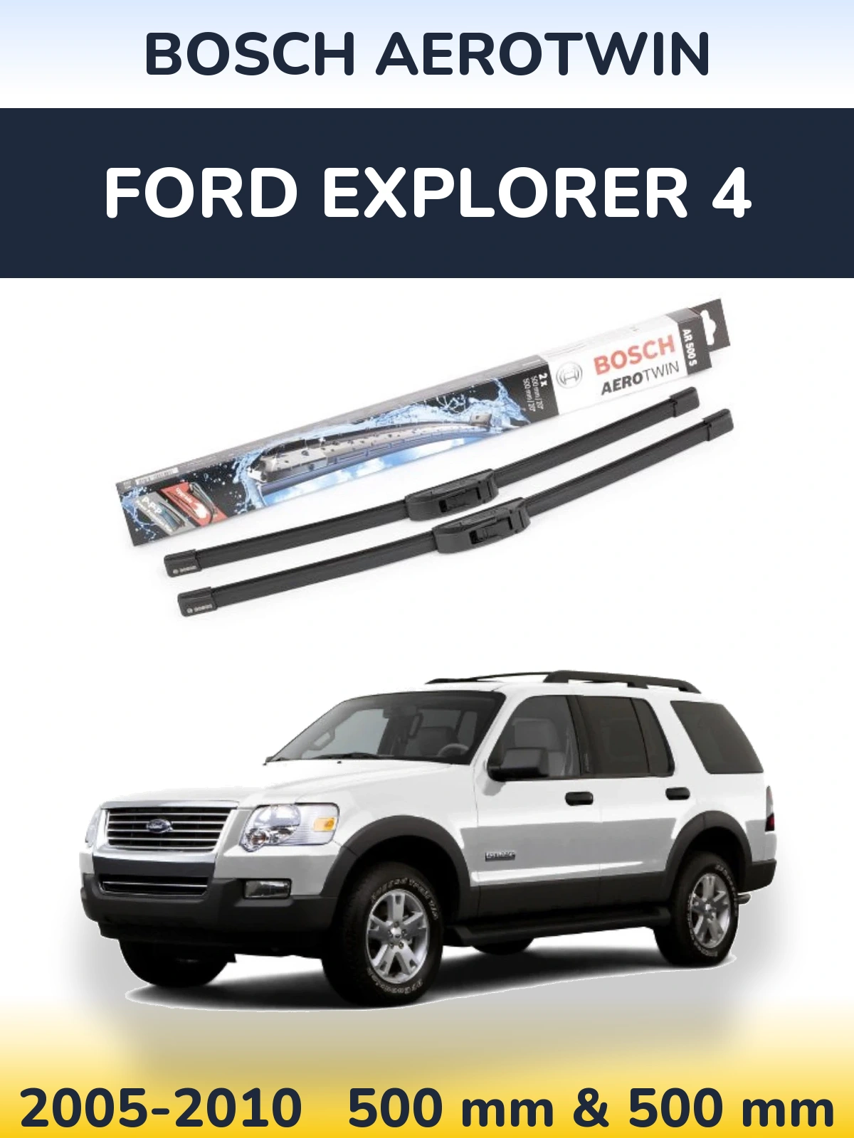 Ștergătoare BOSCH AeroTwin pentru Ford Explorer 4