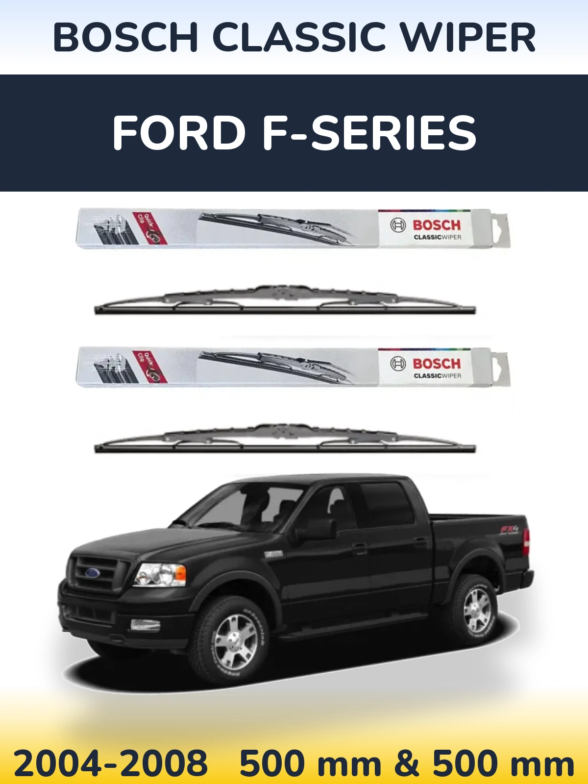 Ștergătoare BOSCH Classic Wiper pentru Ford F-series