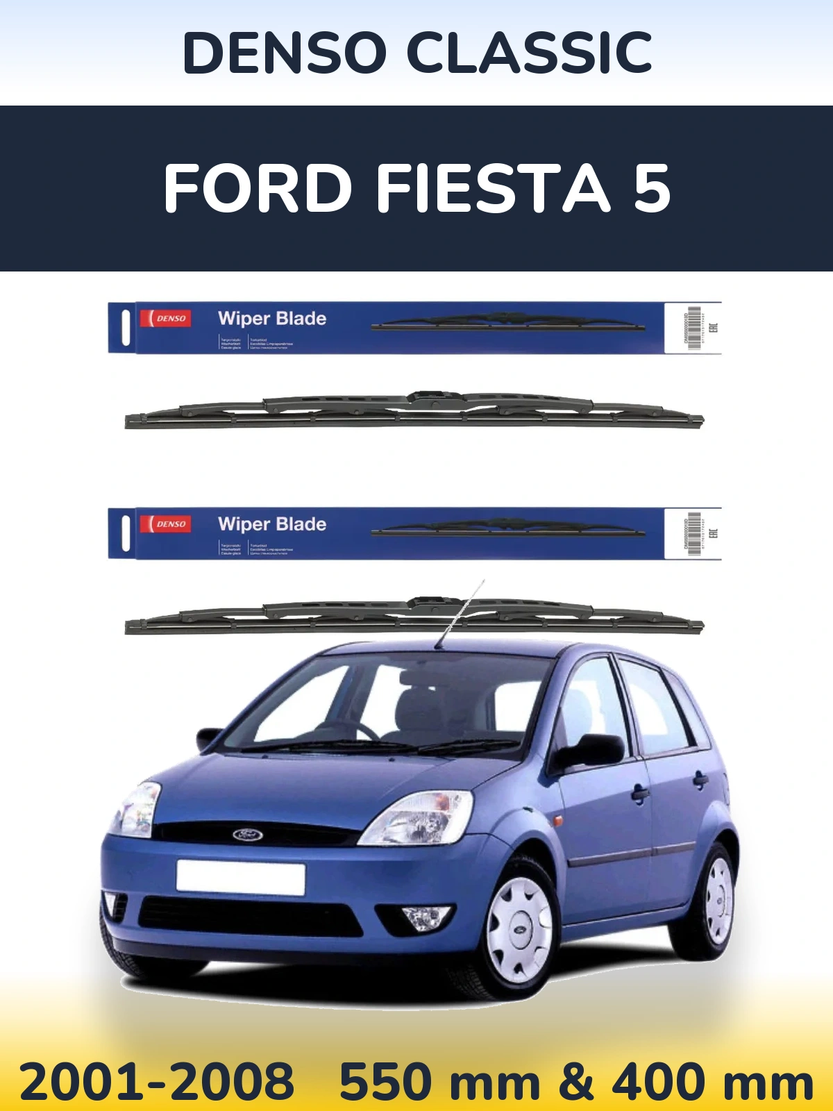 Ștergătoare Denso Classic pentru Ford Fiesta 5
