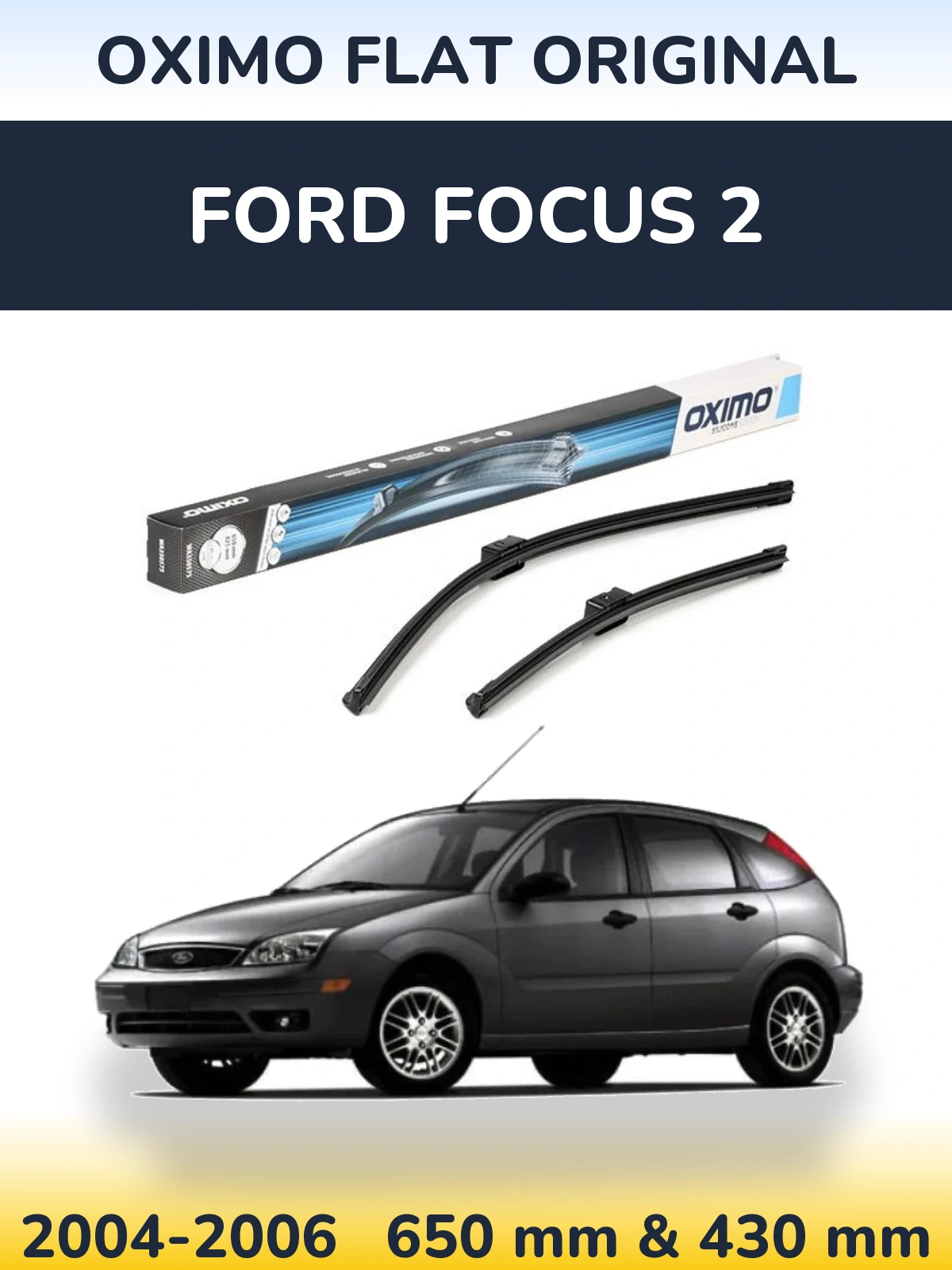 Ștergătoare Oximo Flat Original pentru Ford Focus 2