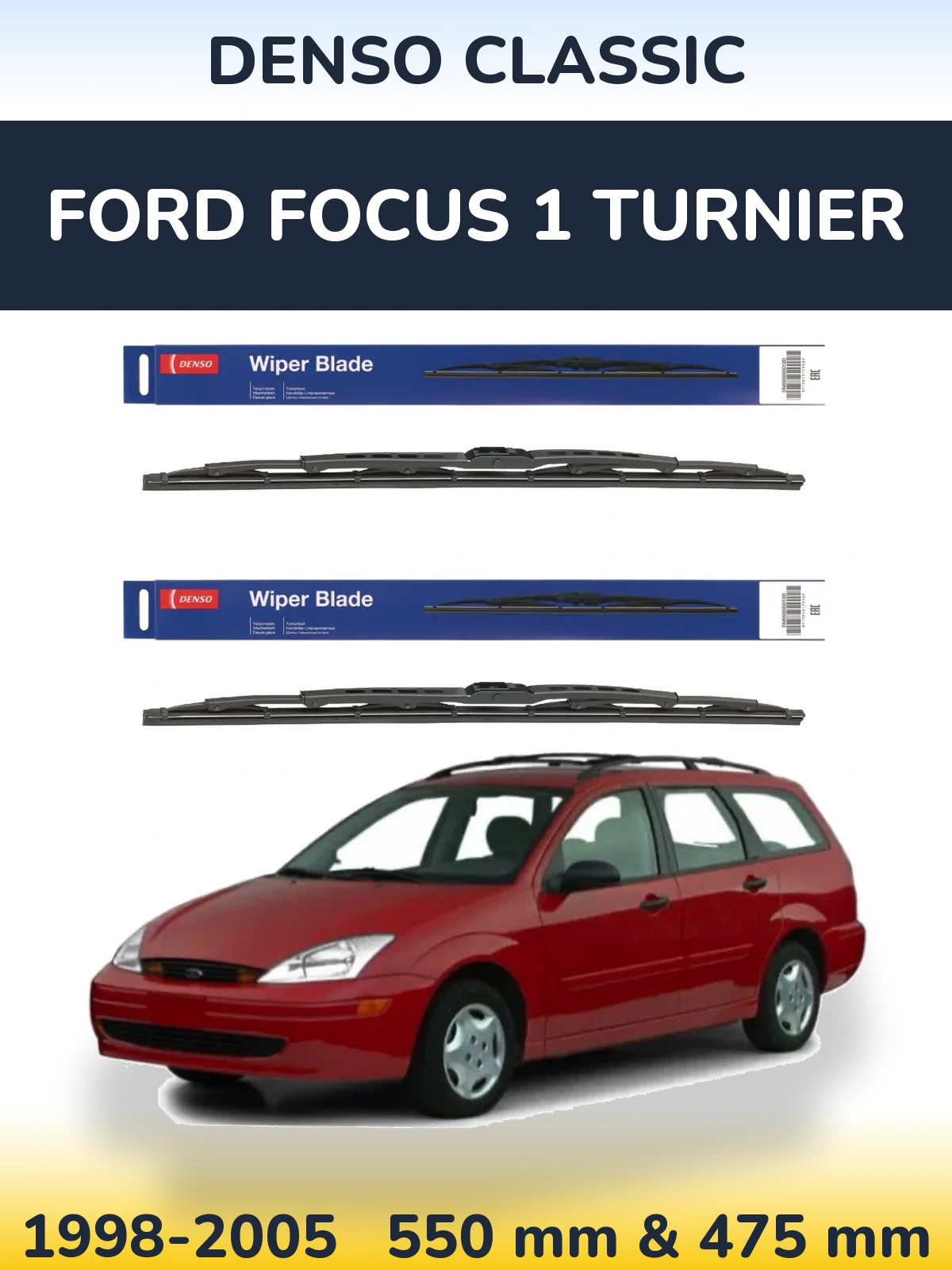 Ștergătoare Denso Classic pentru Ford Focus 1 Turnier