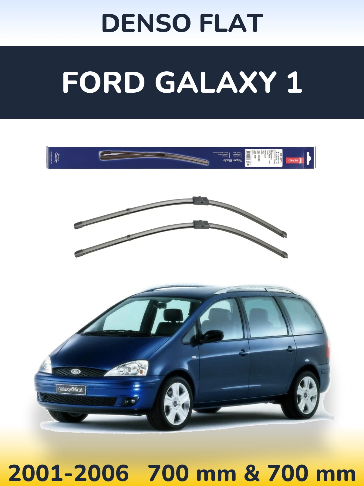 Ștergătoare Denso Flat pentru Ford Galaxy 1