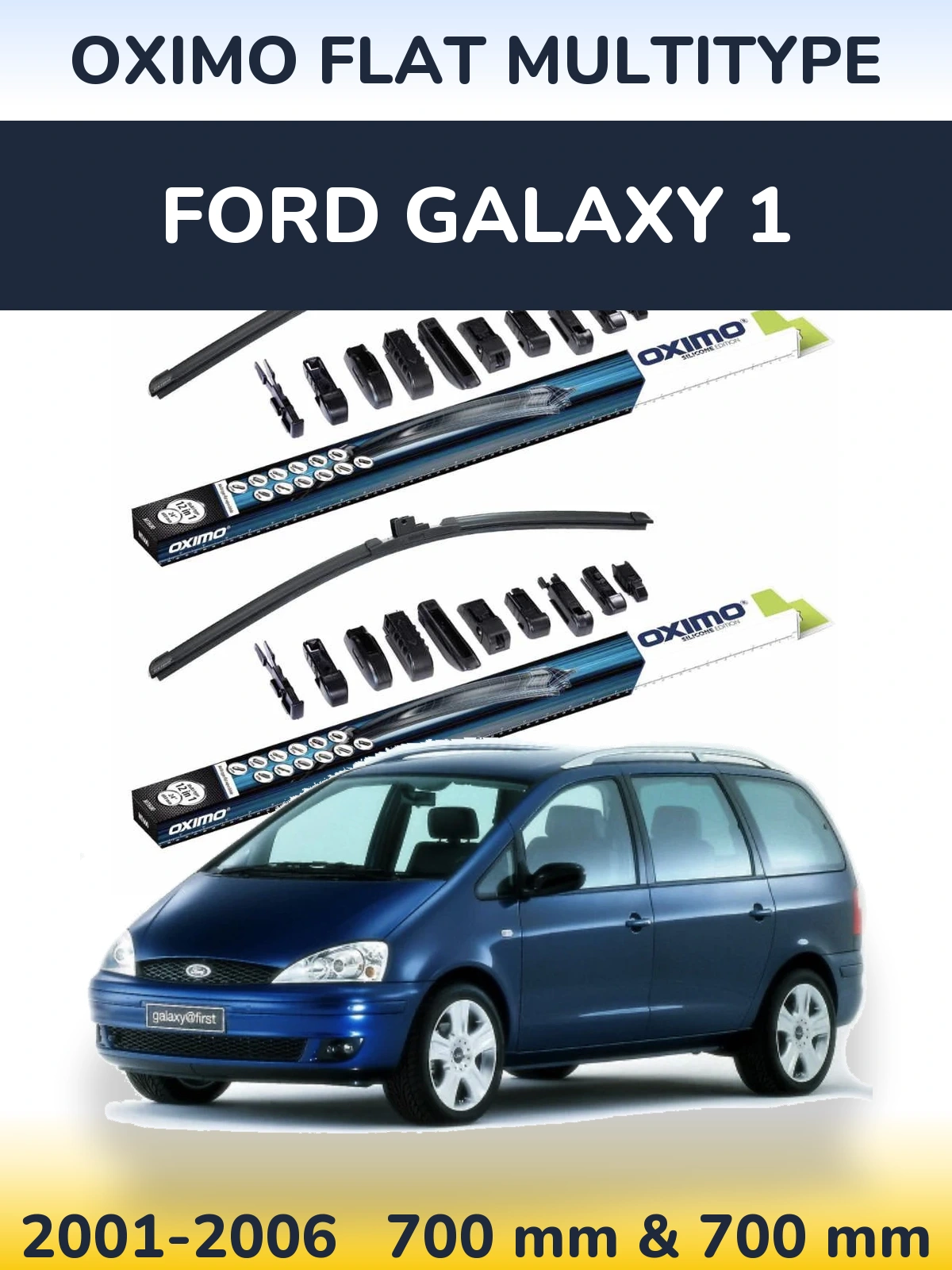 Ștergătoare Oximo Flat MultiTipe pentru Ford Galaxy 1