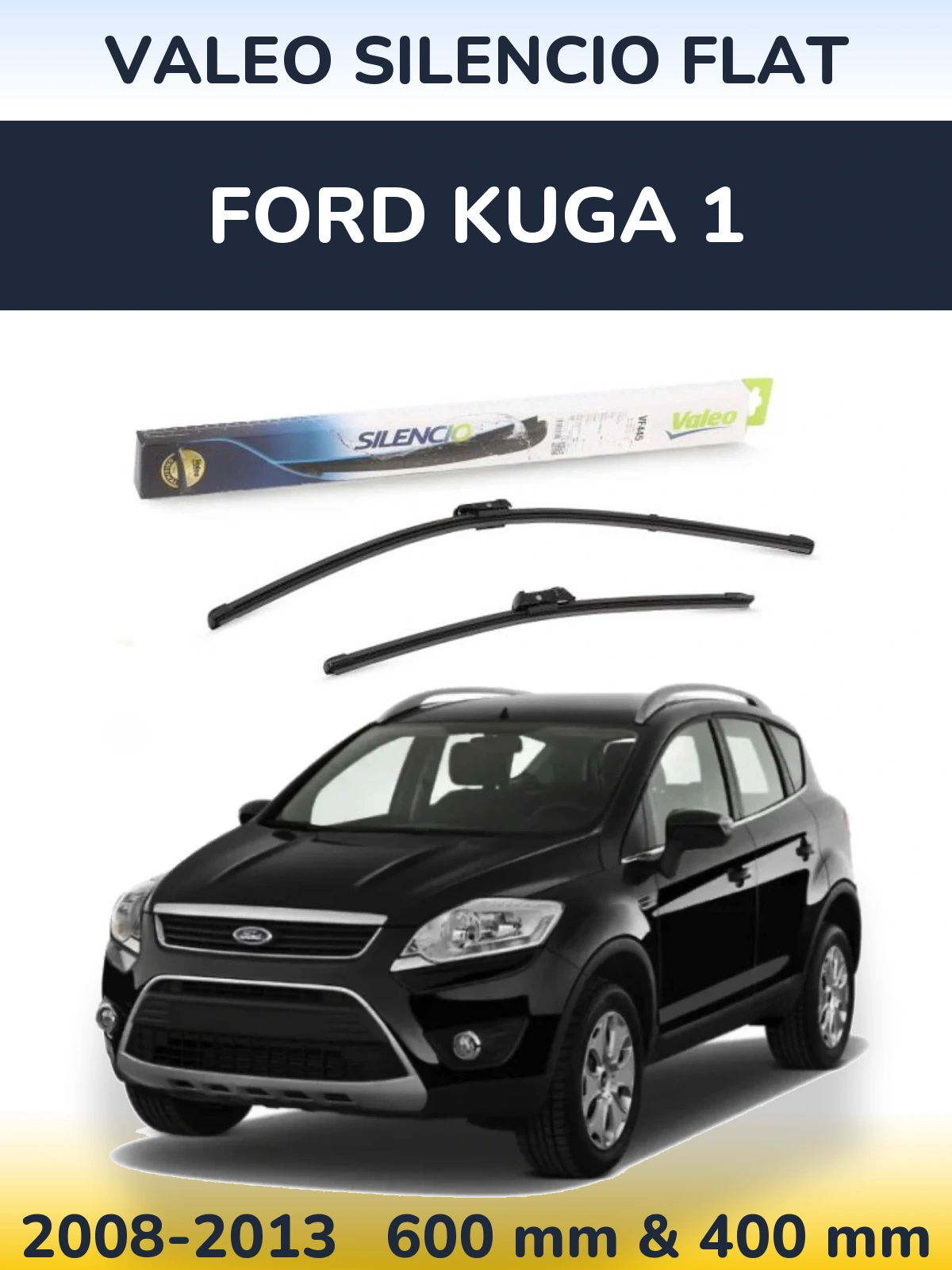 Ștergătoare Valeo Silencio Flat pentru Ford Kuga 1