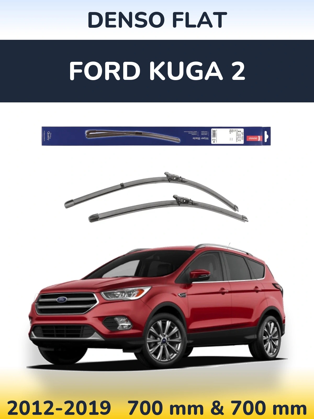 Ștergătoare Denso Flat pentru Ford Kuga 2