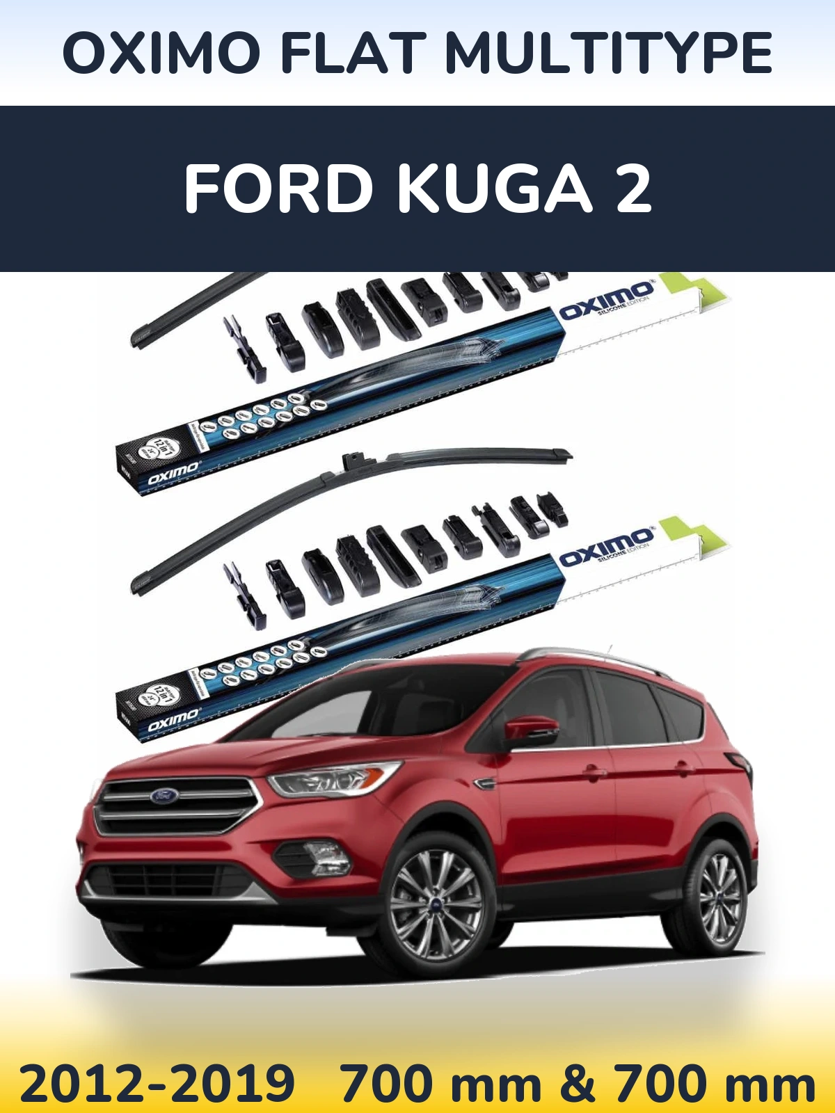 Ștergătoare Oximo Flat MultiTipe pentru Ford Kuga 2