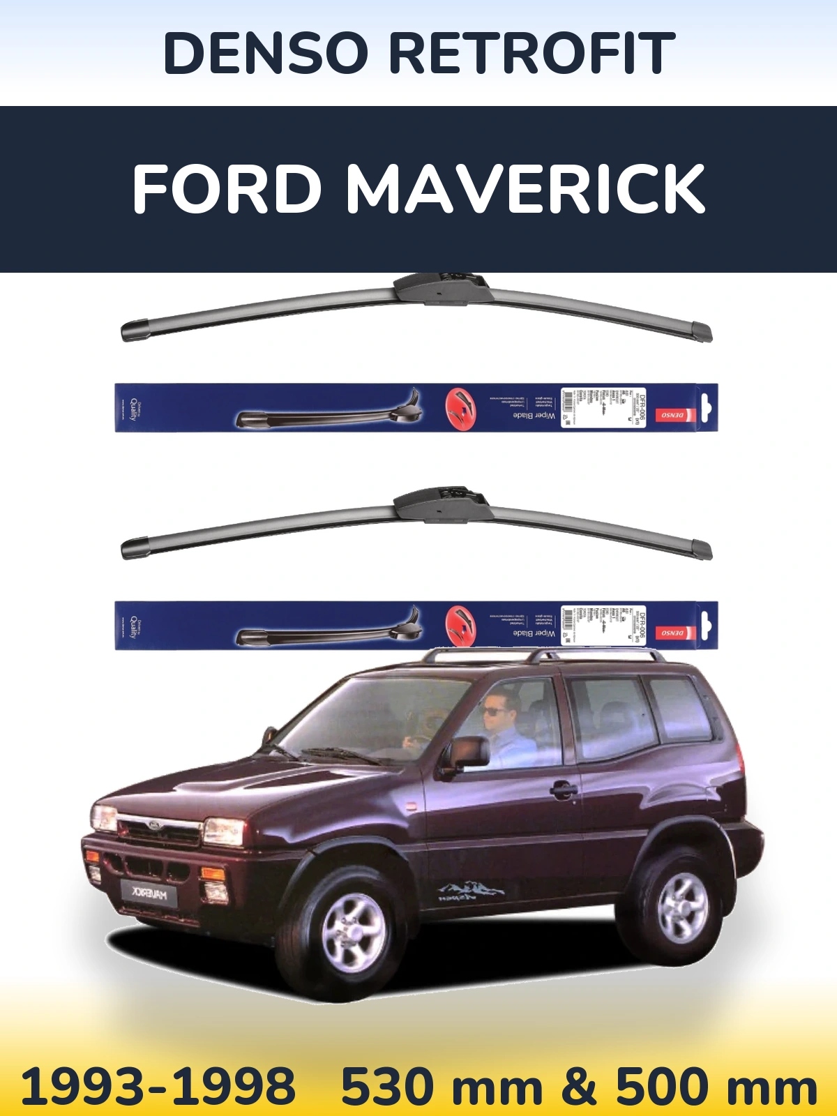 Ștergătoare Denso Retrofit pentru Ford Maverick
