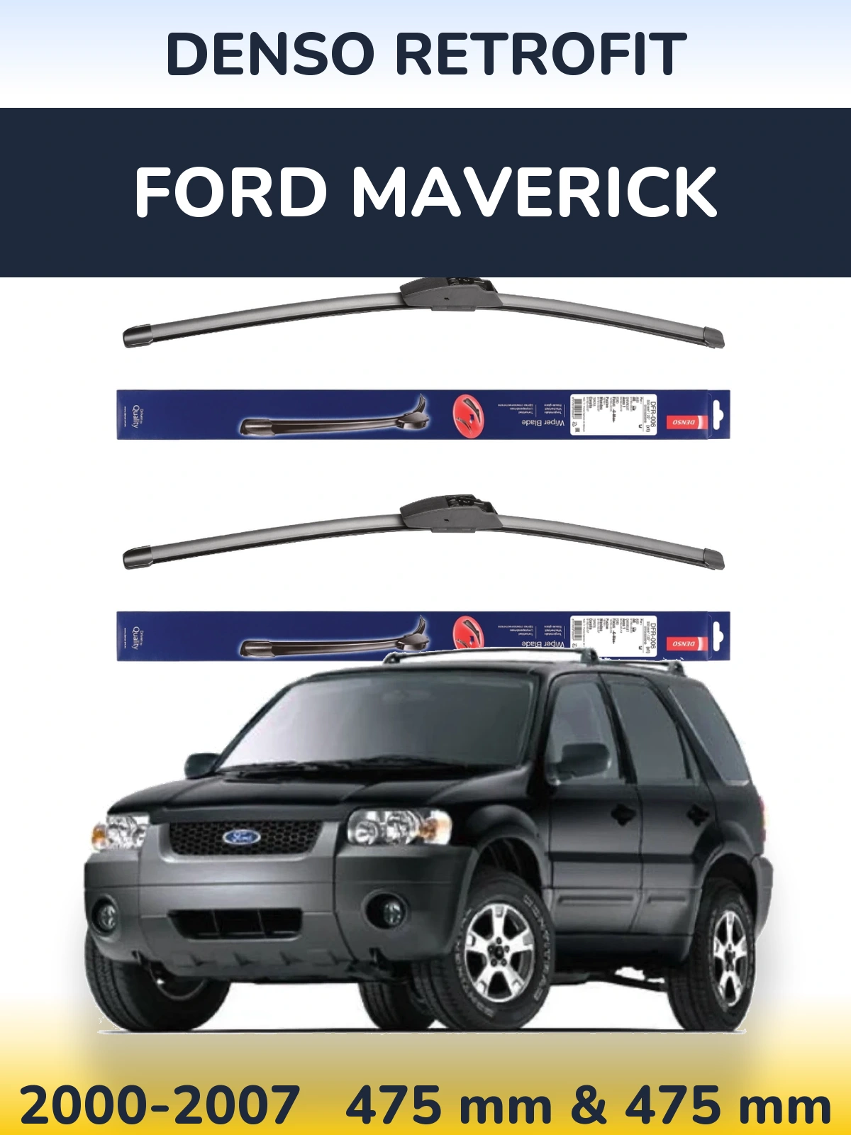 Ștergătoare Denso Retrofit pentru Ford Maverick