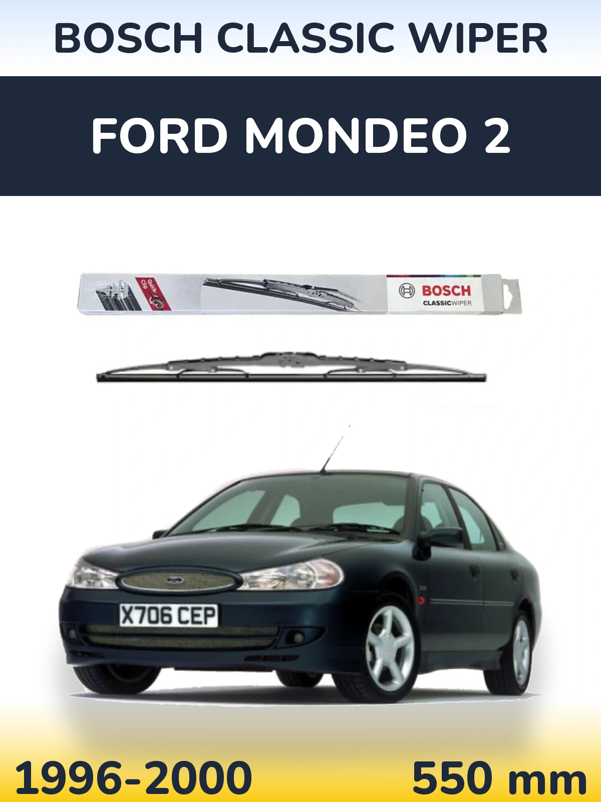 Ștergătoare BOSCH Classic Wiper pentru Ford Mondeo 2