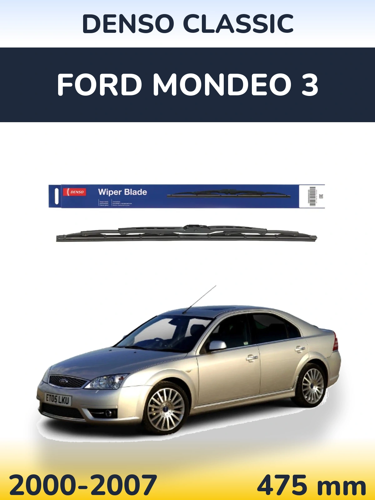Ștergătoare Denso Classic pentru Ford Mondeo 3