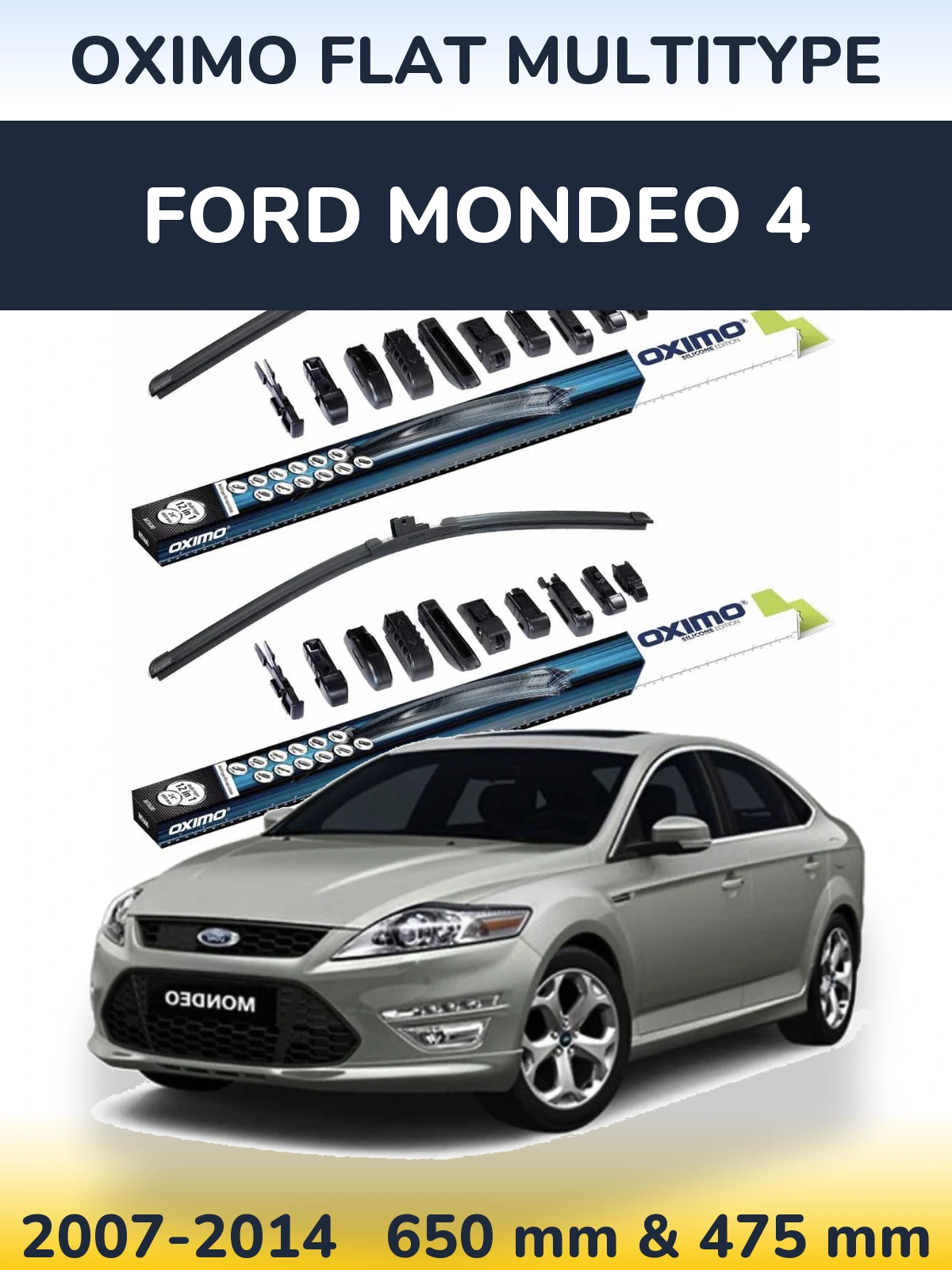 Ștergătoare Oximo Flat MultiTipe pentru Ford Mondeo 4