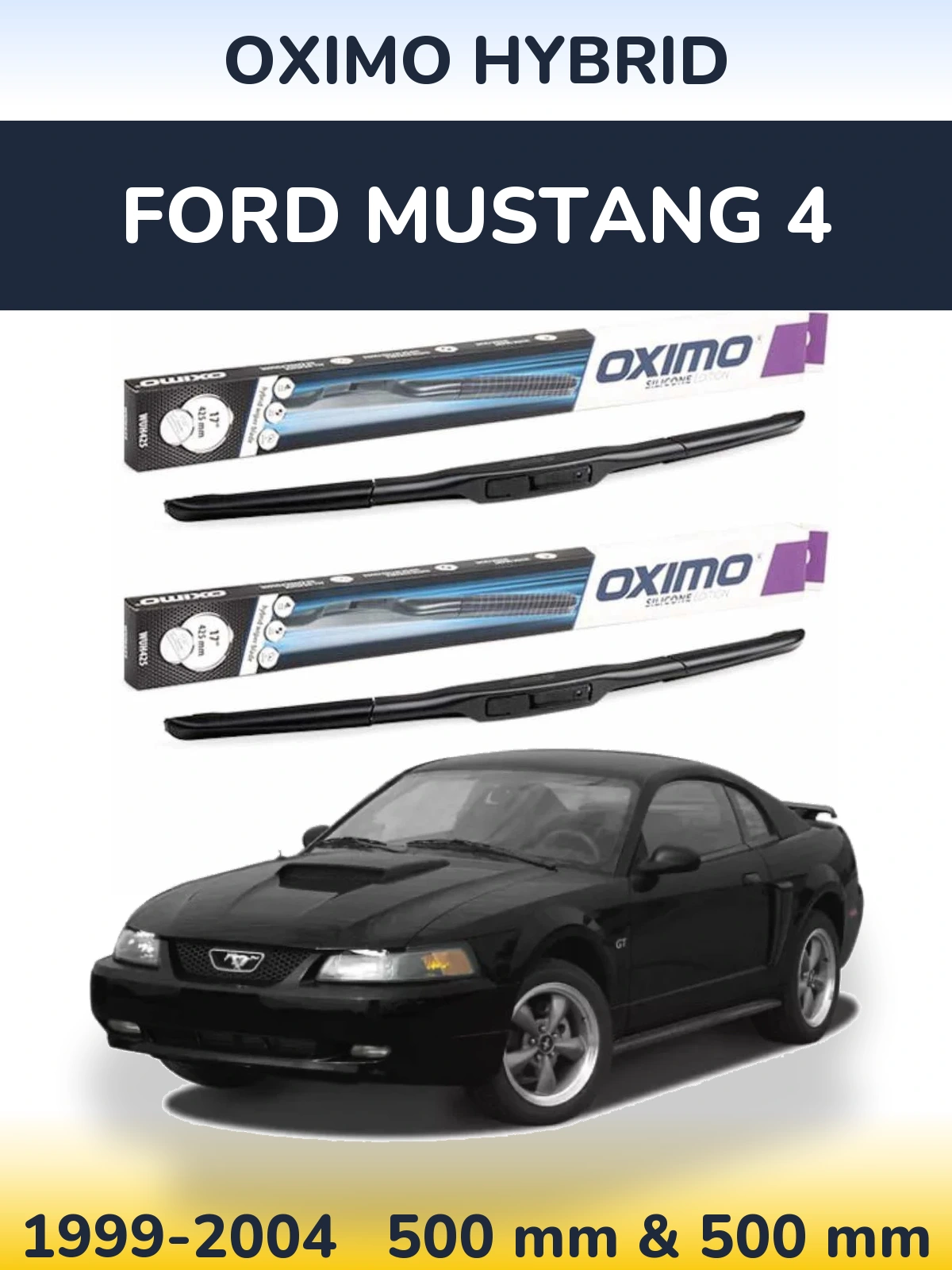 Ștergătoare Oximo Hybrid pentru Ford Mustang 4