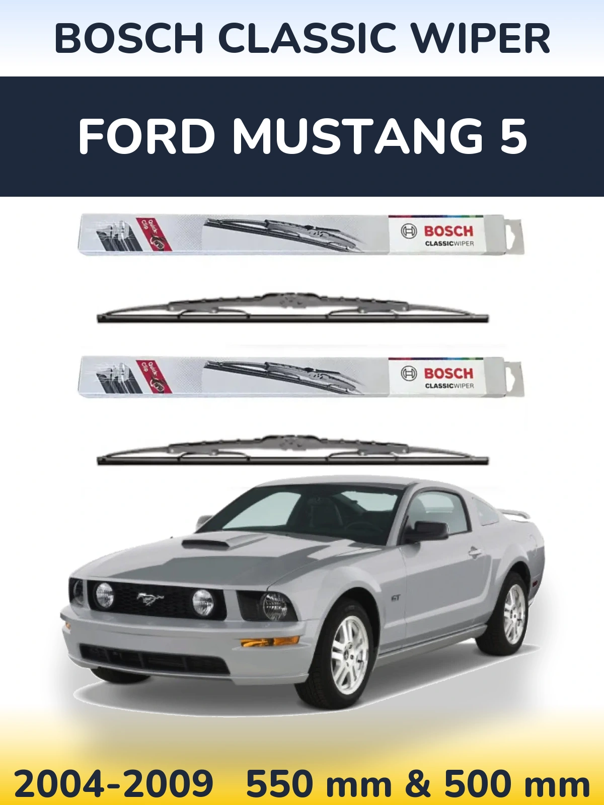 Ștergătoare BOSCH Classic Wiper pentru Ford Mustang 5
