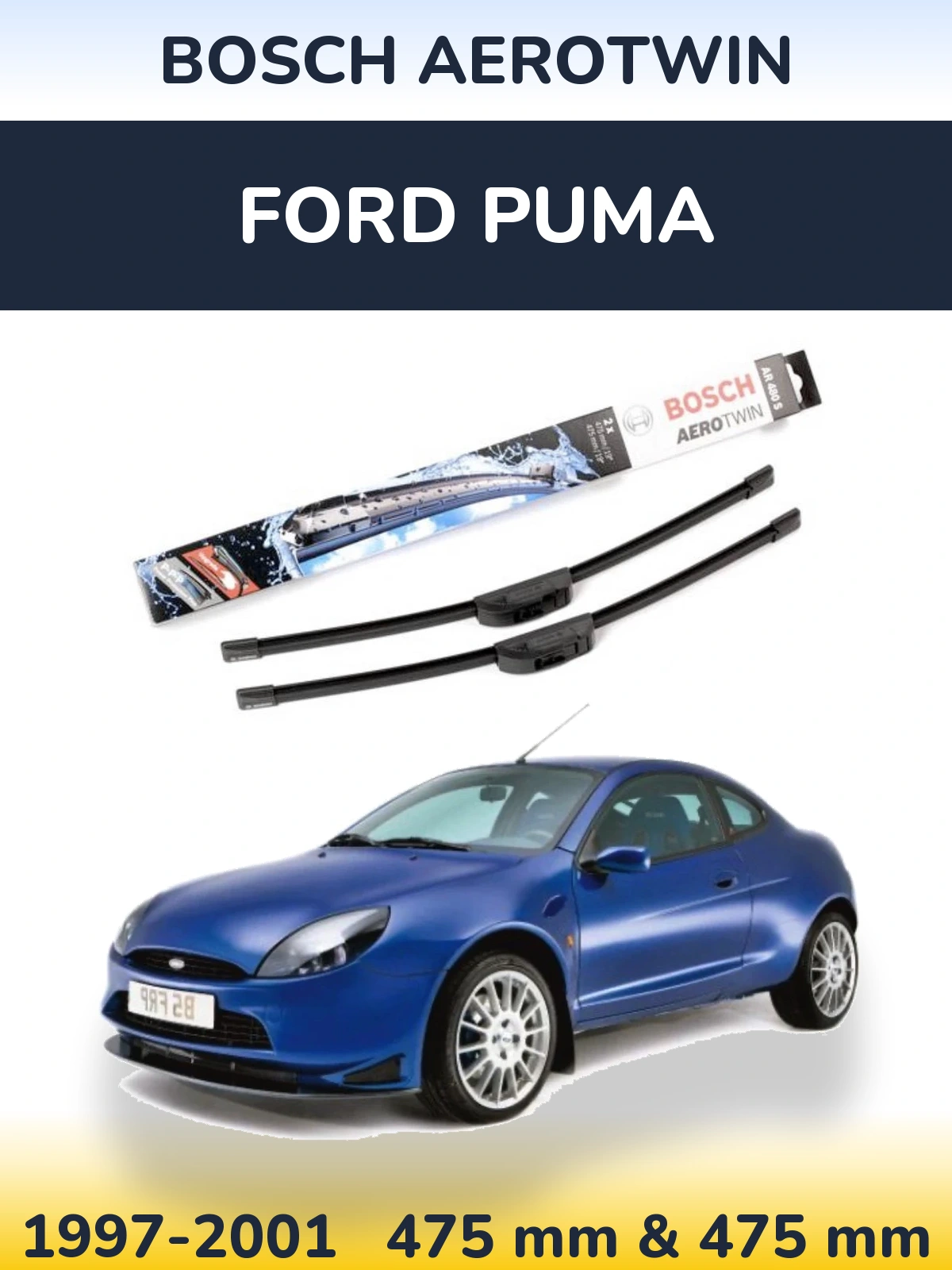 Ștergătoare BOSCH AeroTwin pentru Ford Puma