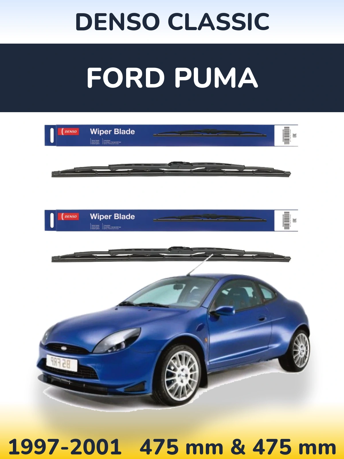 Ștergătoare Denso Classic pentru Ford Puma