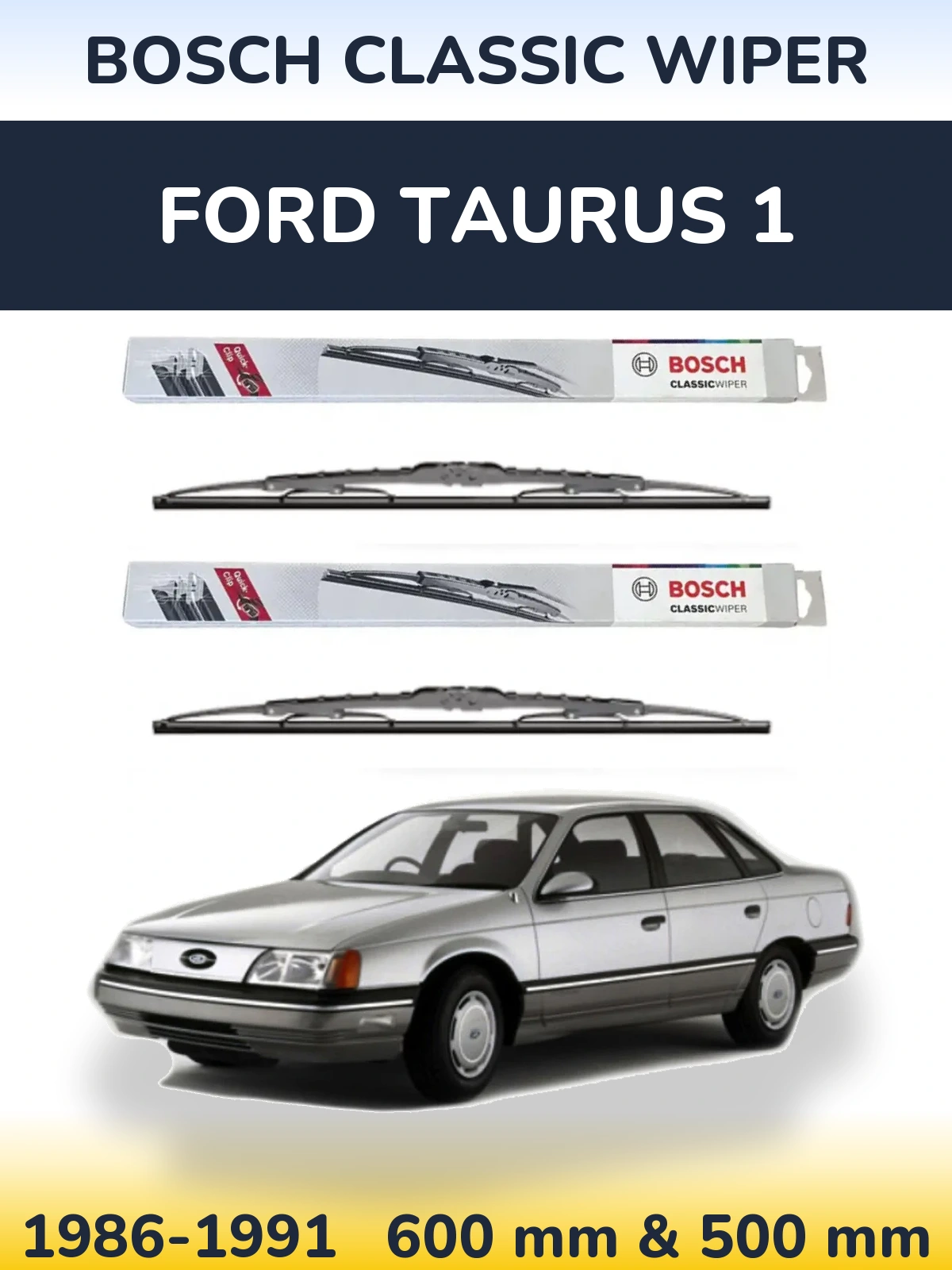 Ștergătoare BOSCH Classic Wiper pentru Ford Taurus 1