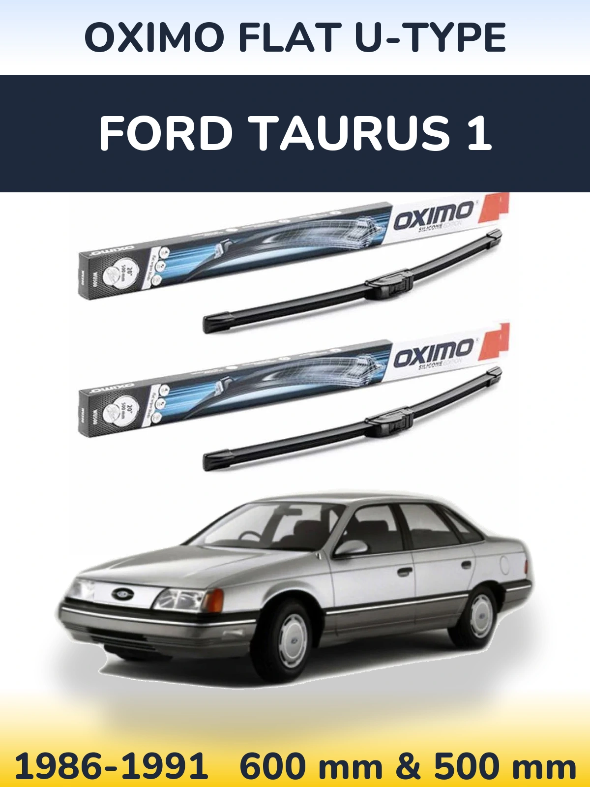 Ștergătoare Oximo Flat U-type pentru Ford Taurus 1