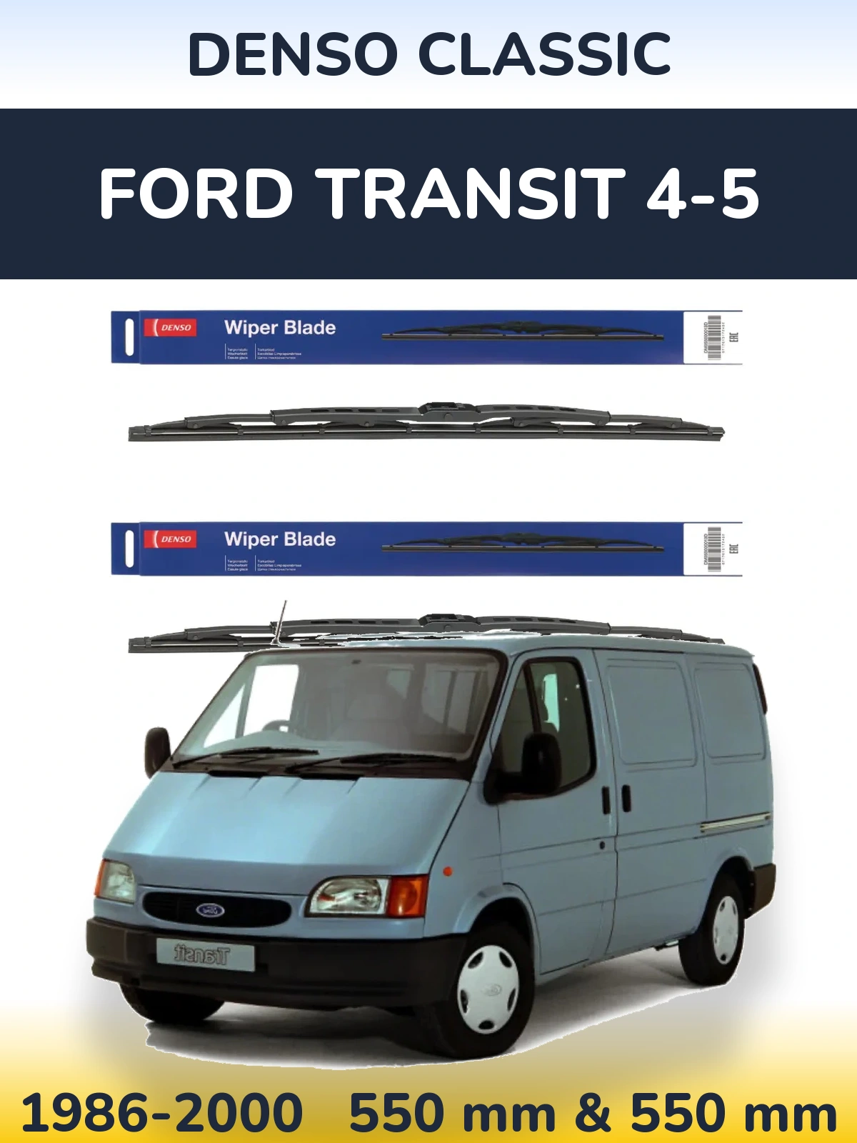 Ștergătoare Denso Classic pentru Ford Transit 4-5