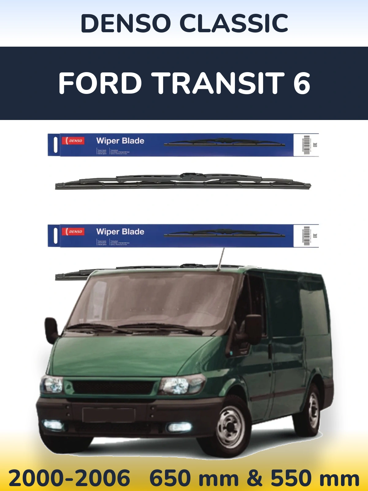 Ștergătoare Denso Classic pentru Ford Transit 6