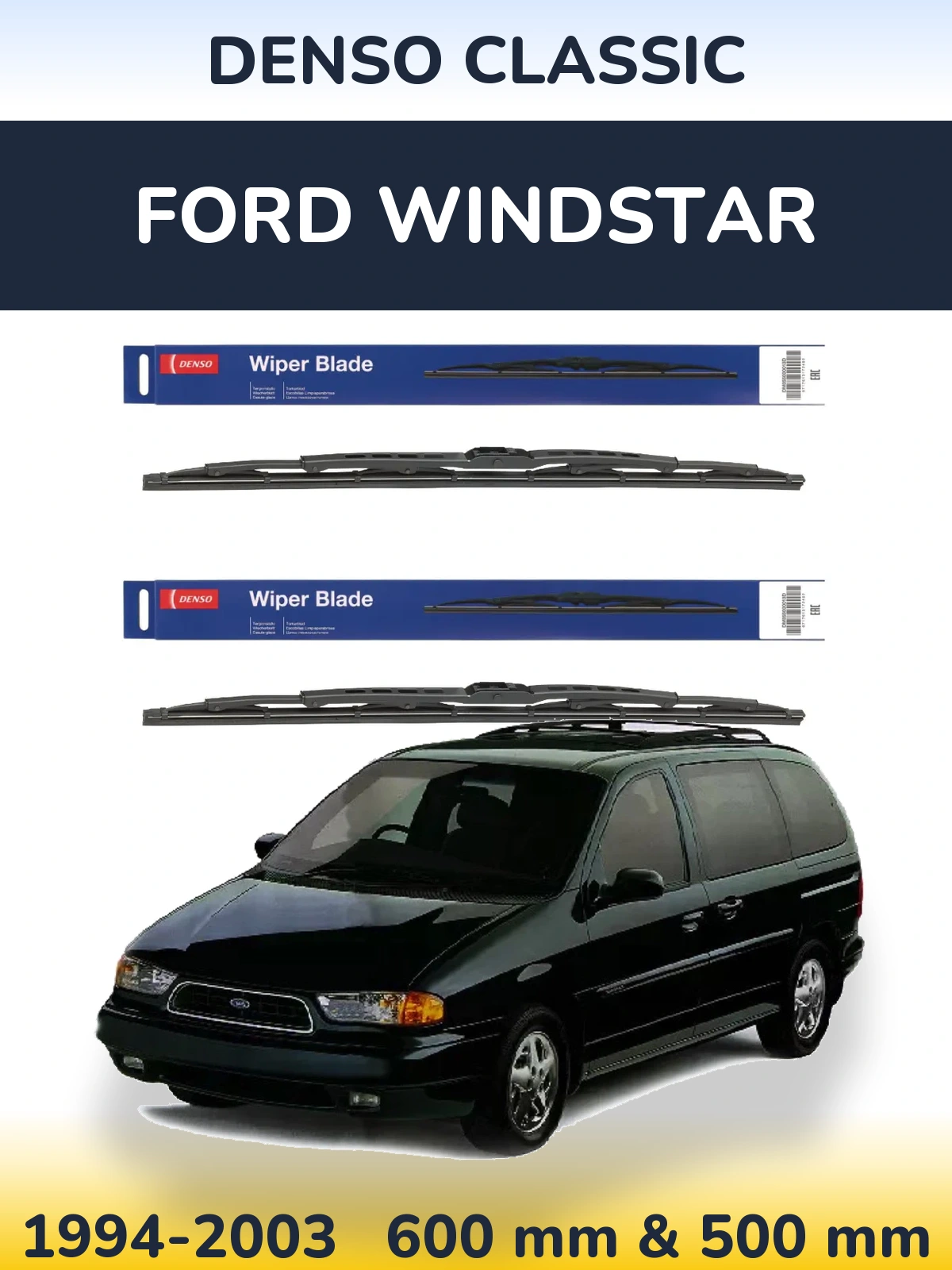 Ștergătoare Denso Classic pentru Ford Windstar