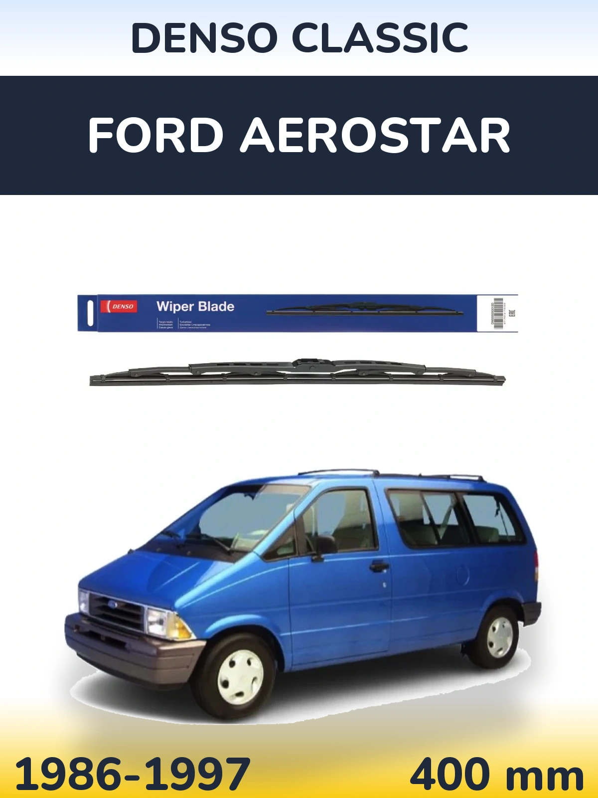 Задний дворник Denso Classic 400 мм для Ford Aerostar 1986-1997