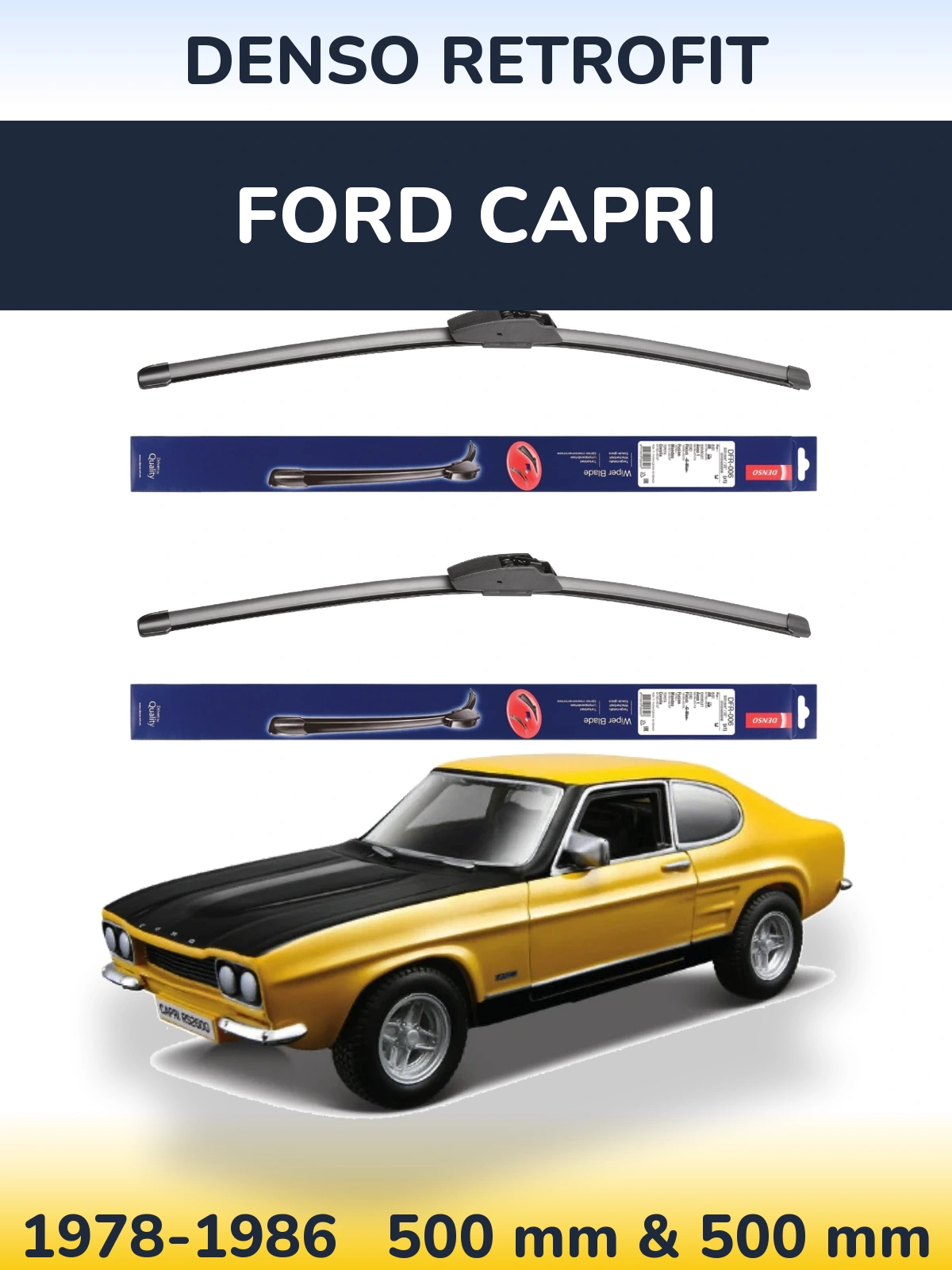 Ștergătoare Denso Retrofit pentru Ford Capri