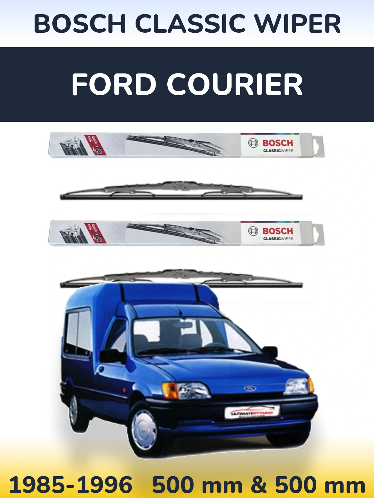 Ștergătoare BOSCH Classic Wiper pentru Ford Courier