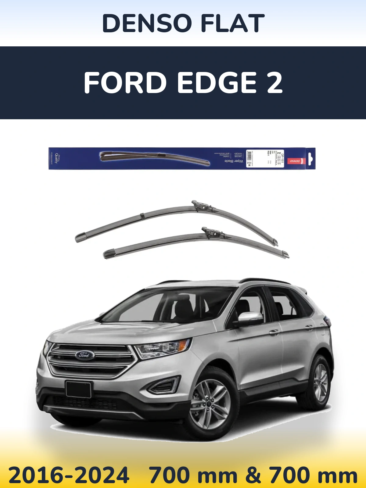 Ștergătoare Denso Flat pentru Ford Edge 2