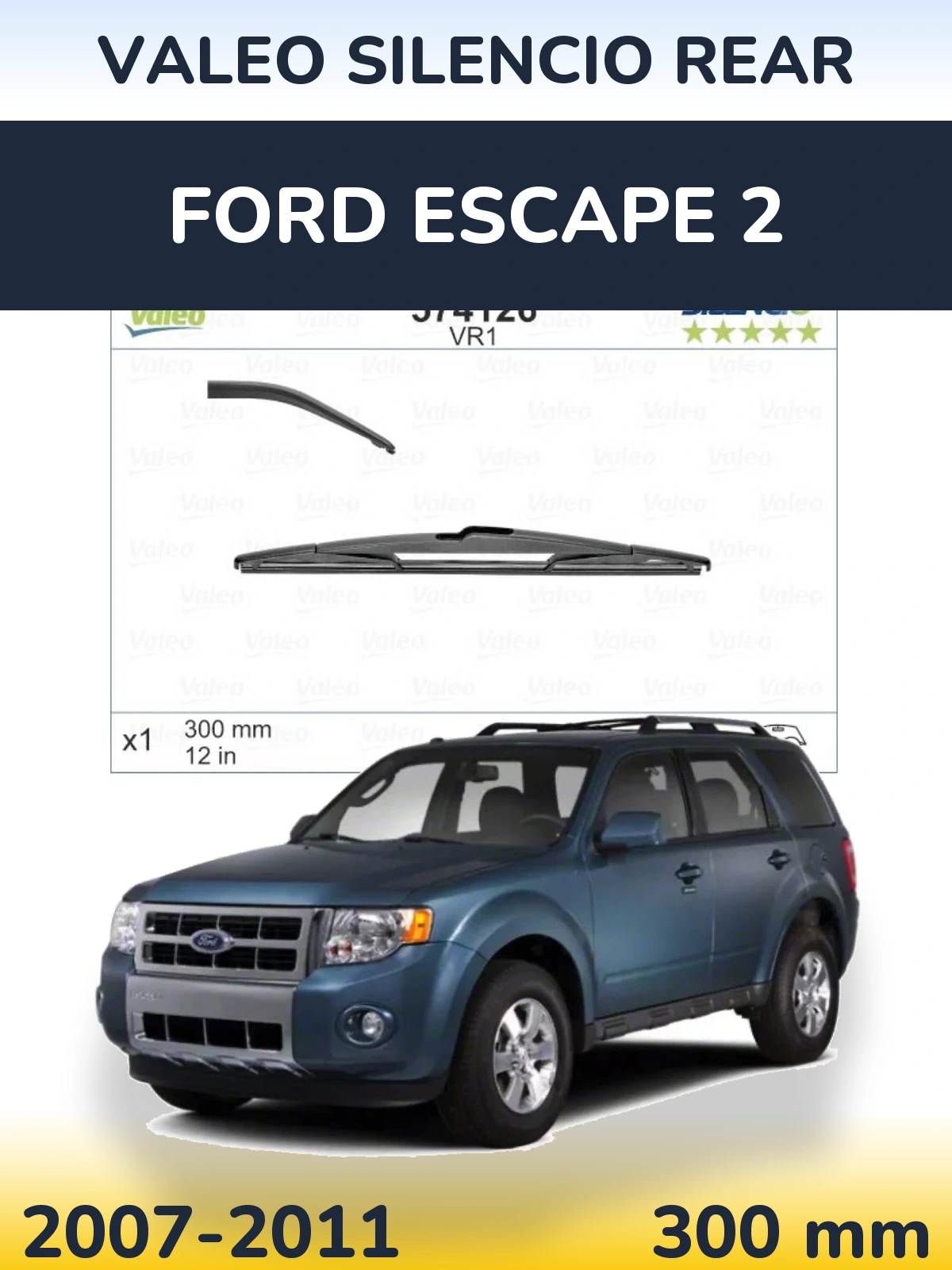 Ștergătoare Valeo Silencio Rear pentru Ford Escape 2