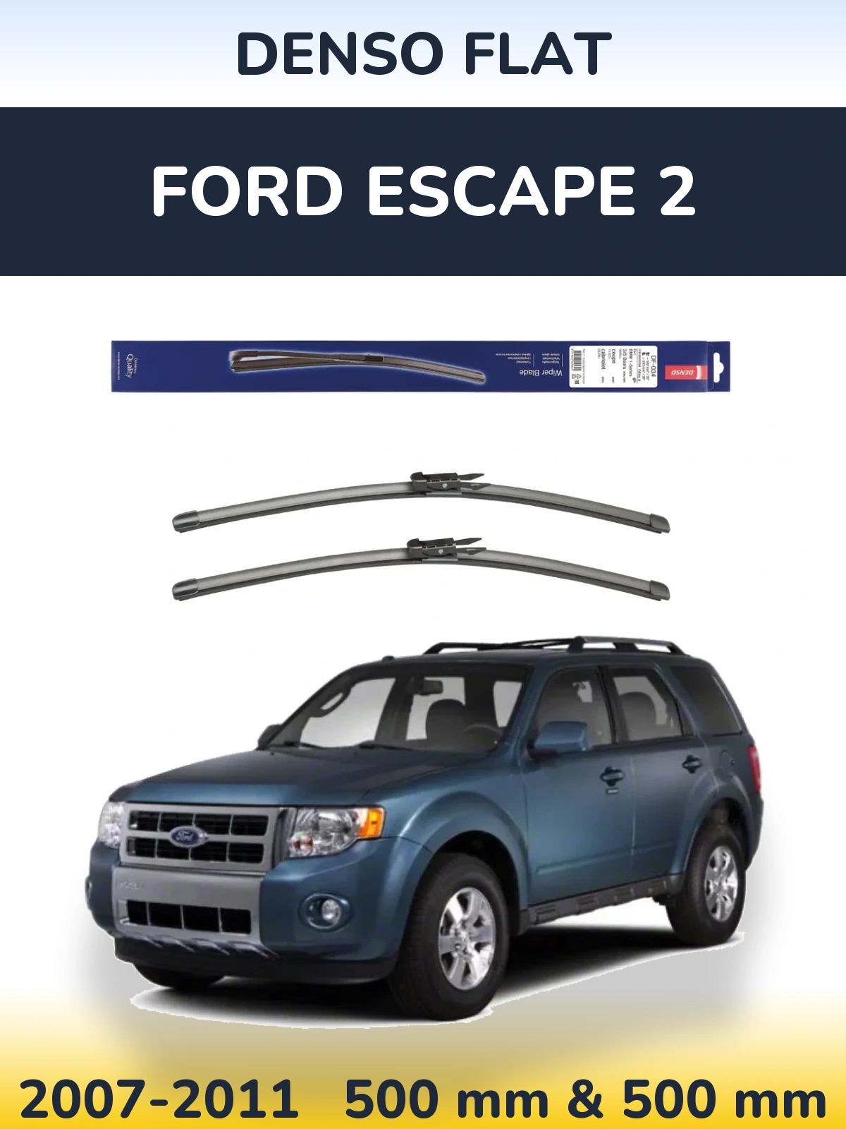 Ștergătoare Denso Flat pentru Ford Escape 2