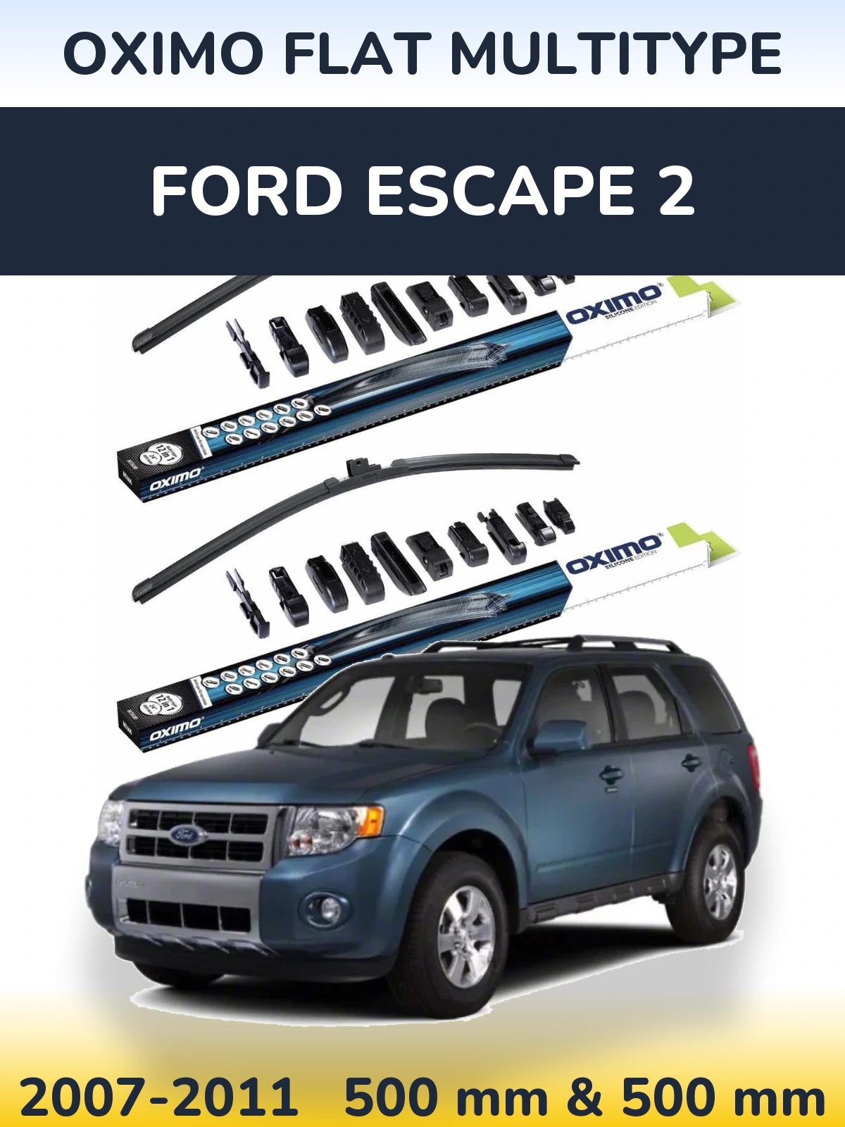 Ștergătoare Oximo Flat MultiTipe pentru Ford Escape 2