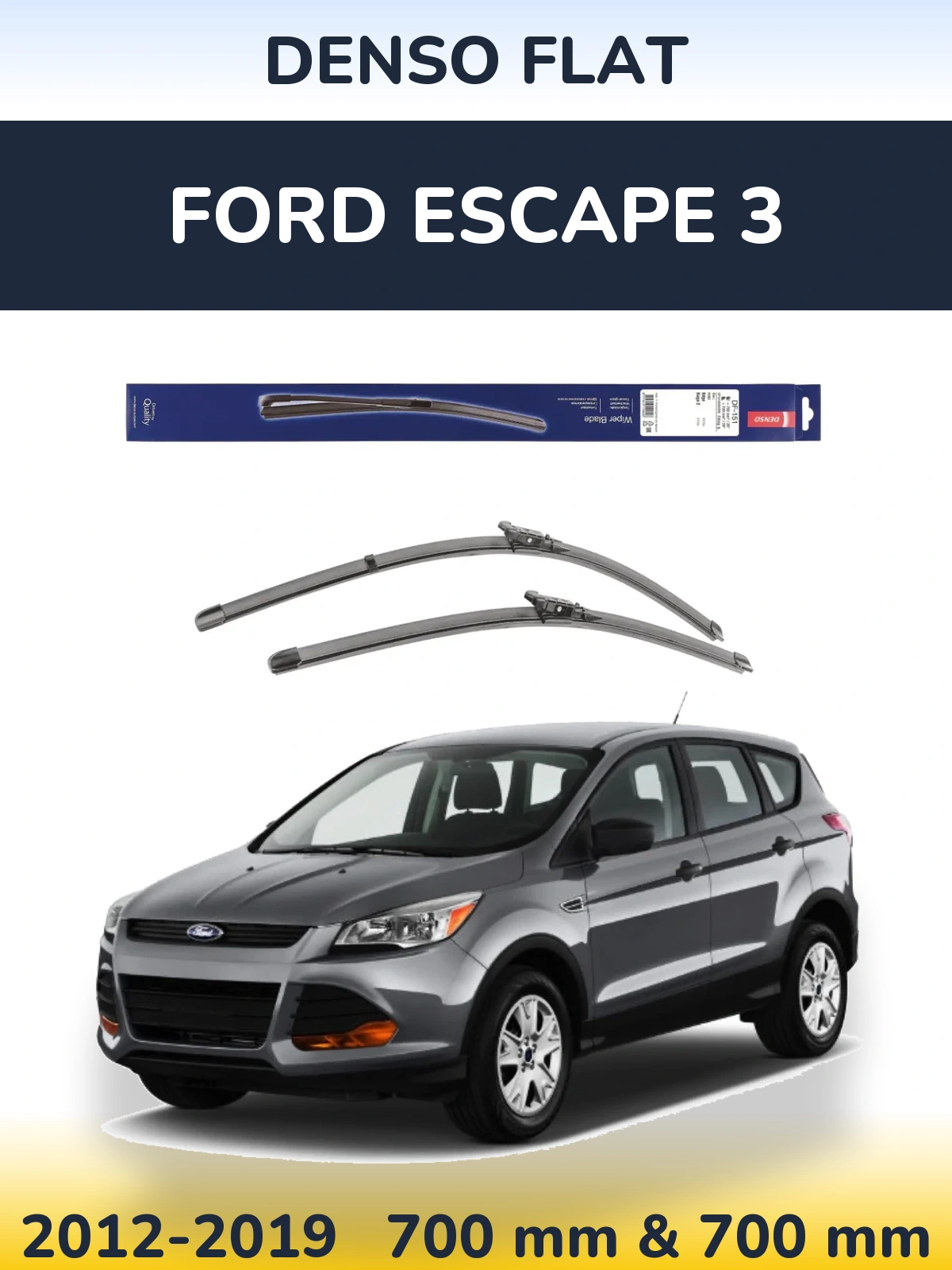 Ștergătoare Denso Flat pentru Ford Escape 3