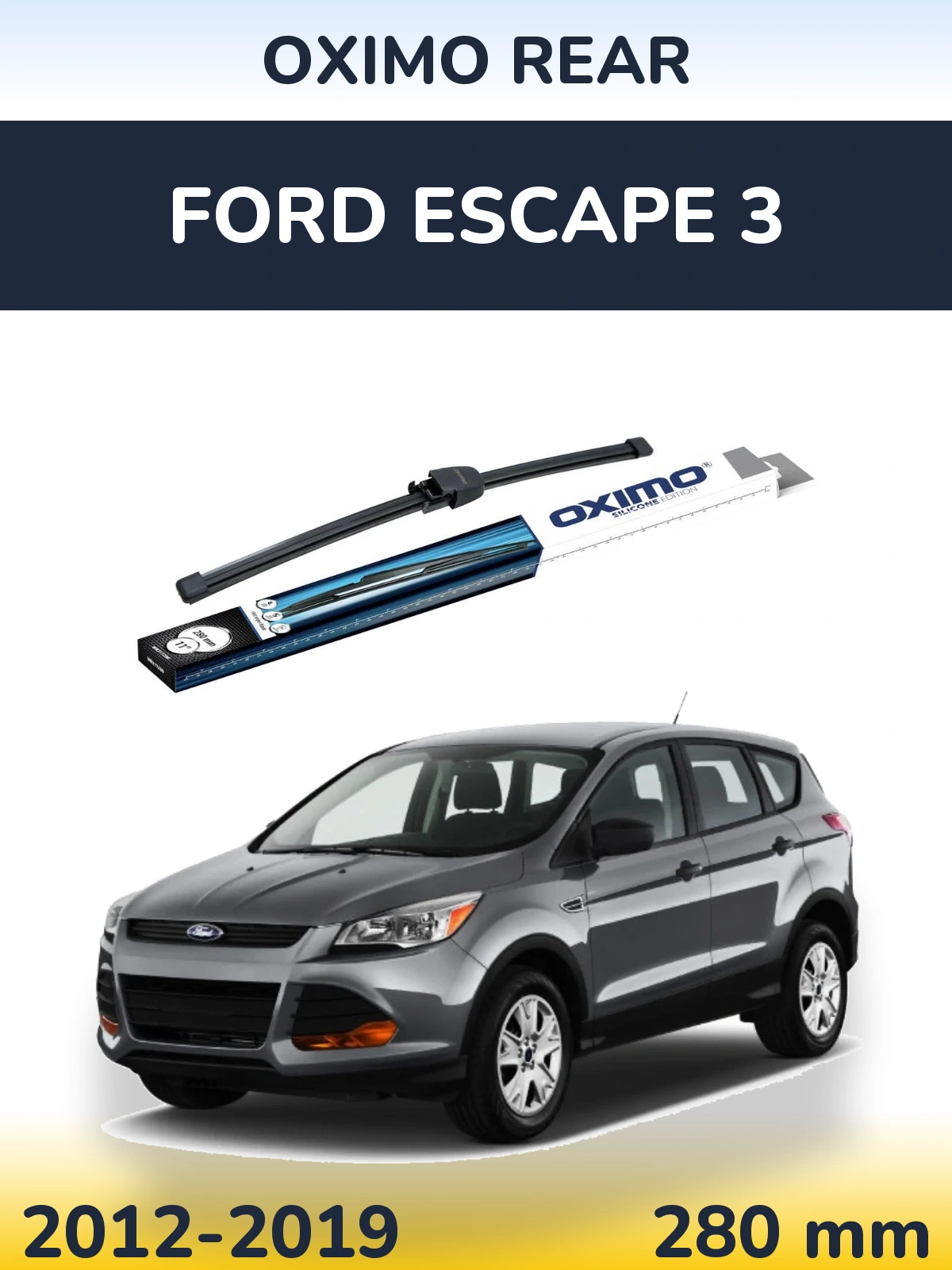 Задний дворник Oximo Rear 280 мм для Ford Escape 3 2012-2019
