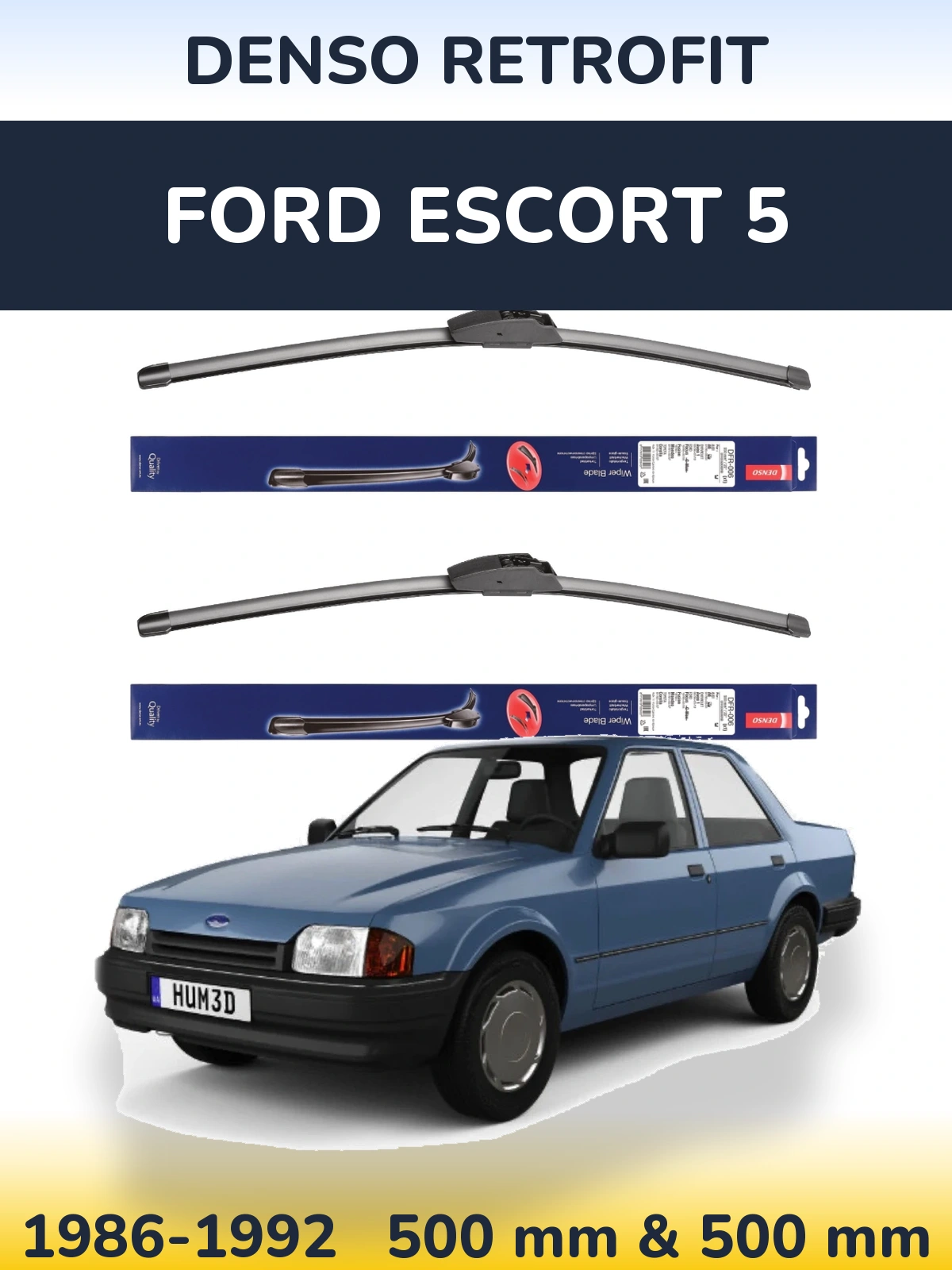 Ștergătoare Denso Retrofit pentru Ford Escort 5