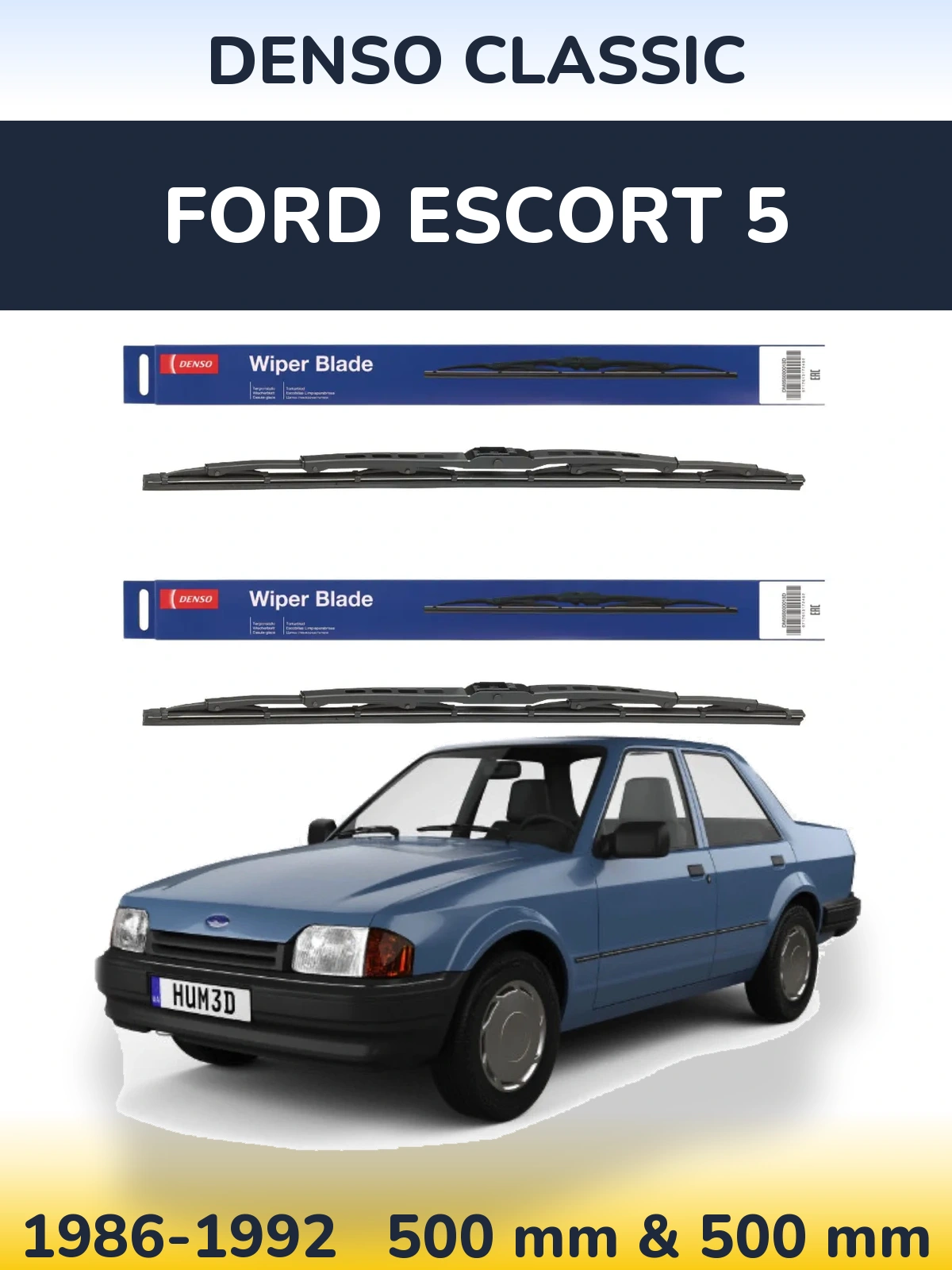 Ștergătoare Denso Classic pentru Ford Escort 5