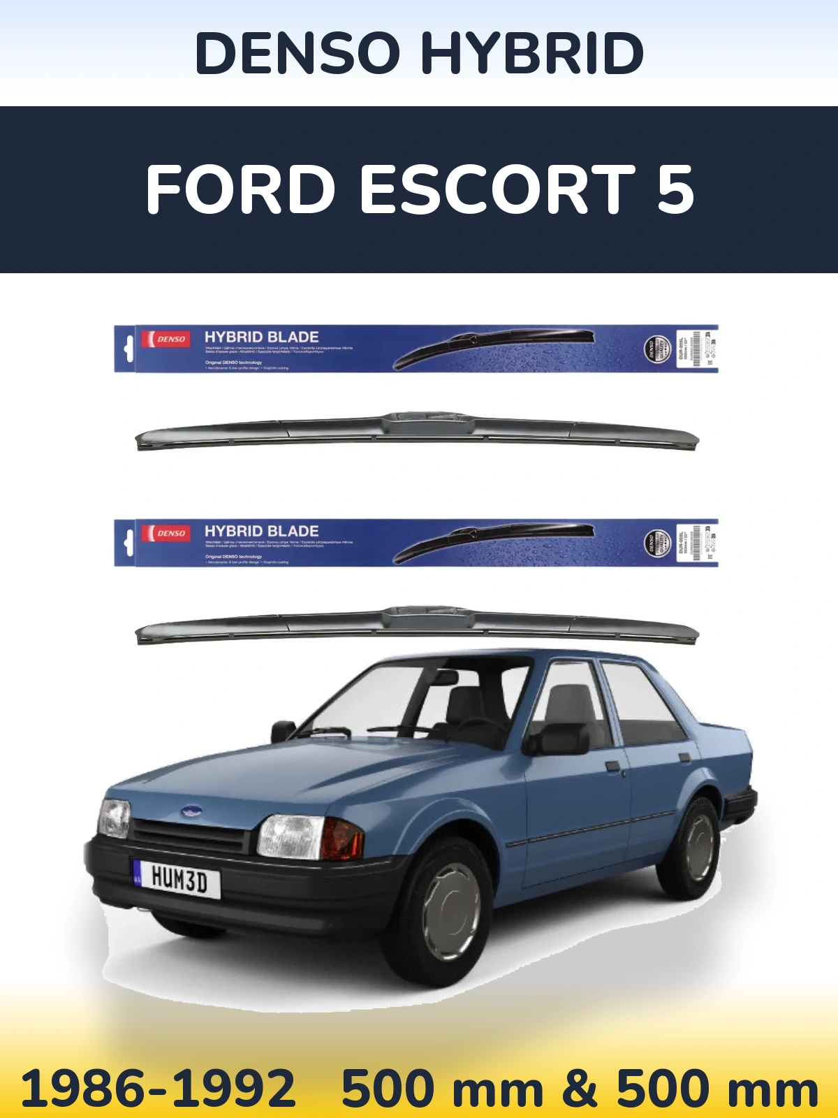 Ștergătoare Denso Hybrid pentru Ford Escort 5