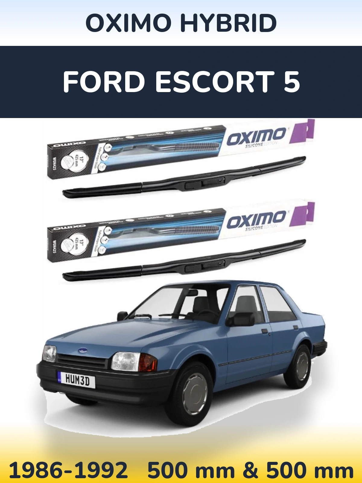 Ștergătoare Oximo Hybrid pentru Ford Escort 5