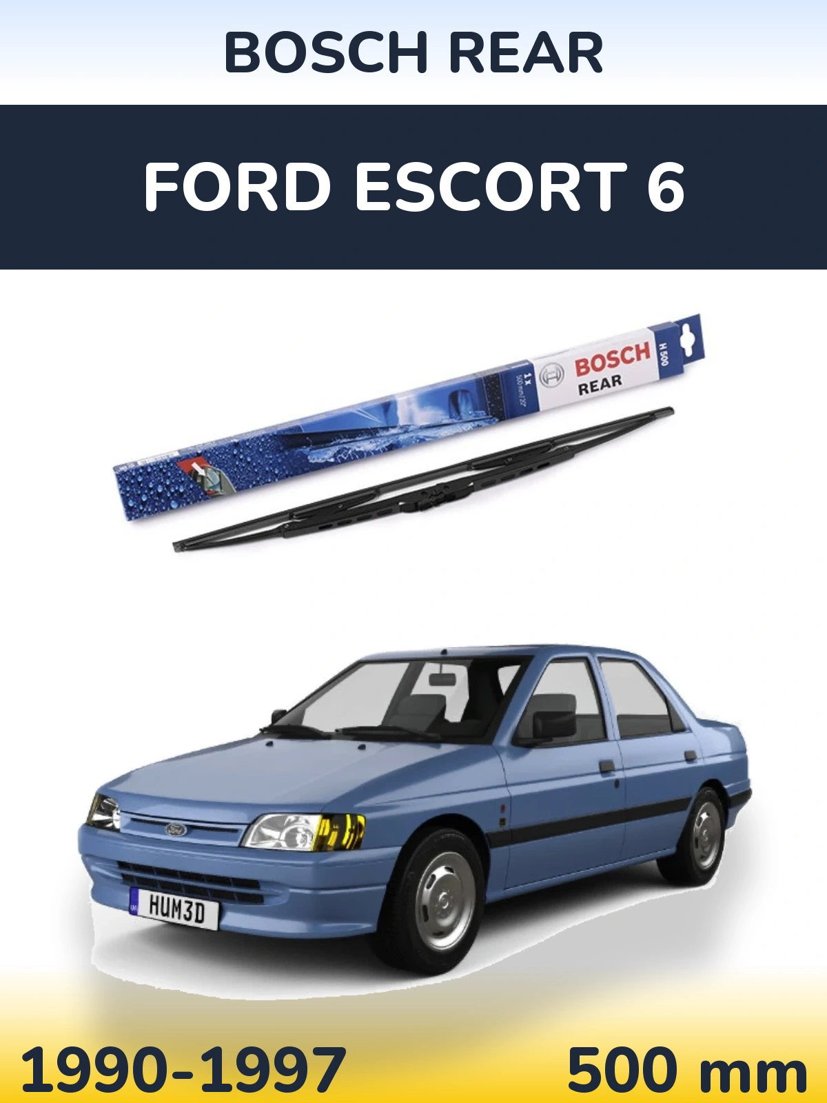Ștergătoare BOSCH Rear pentru Ford Escort 6