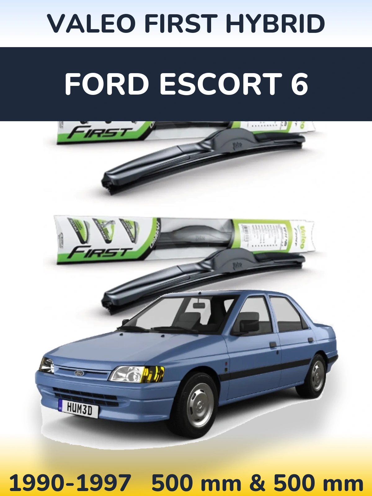 Ștergătoare Valeo First Hybrid pentru Ford Escort 6