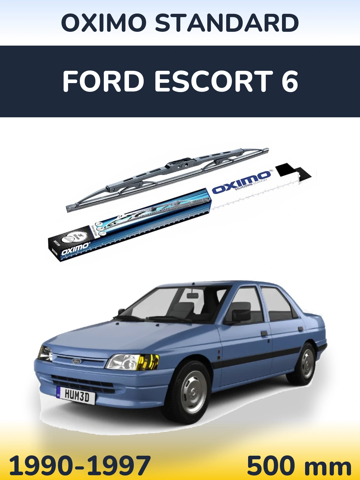 Ștergătoare Oximo Standard pentru Ford Escort 6