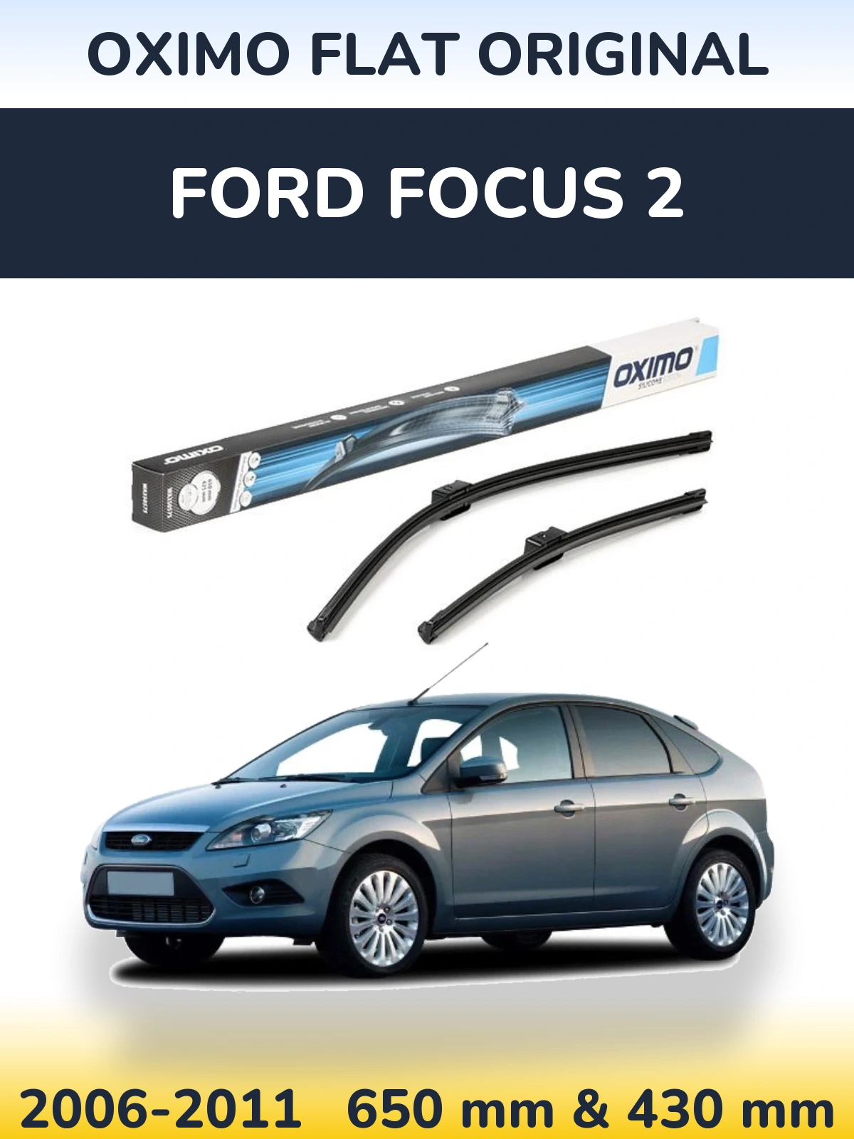 Ștergătoare Oximo Flat Original pentru Ford Focus 2