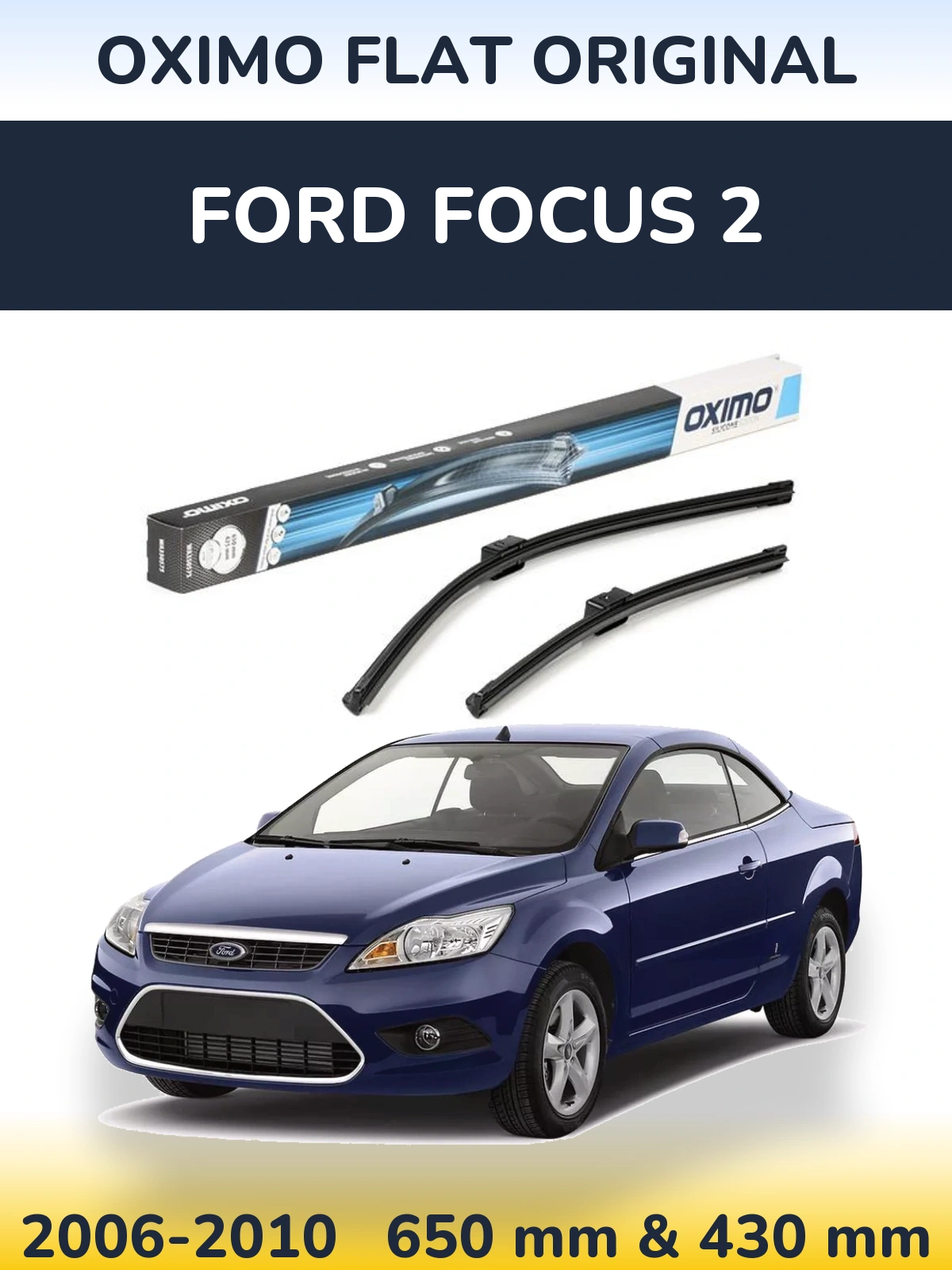 Ștergătoare Oximo Flat Original pentru Ford Focus 2