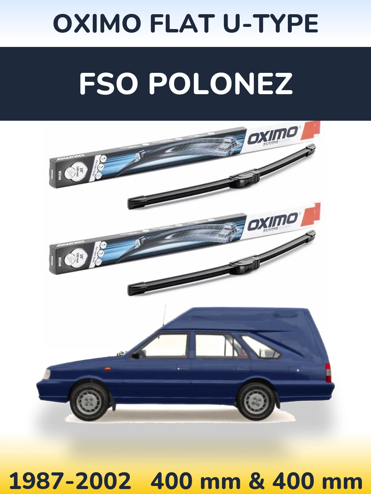 Ștergătoare Oximo Flat U-type pentru FSO Polonez
