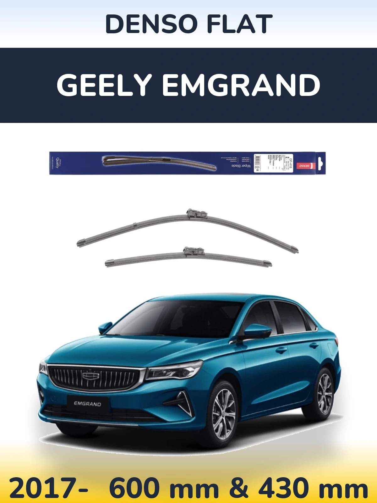 Ștergătoare Denso Flat pentru Geely Emgrand