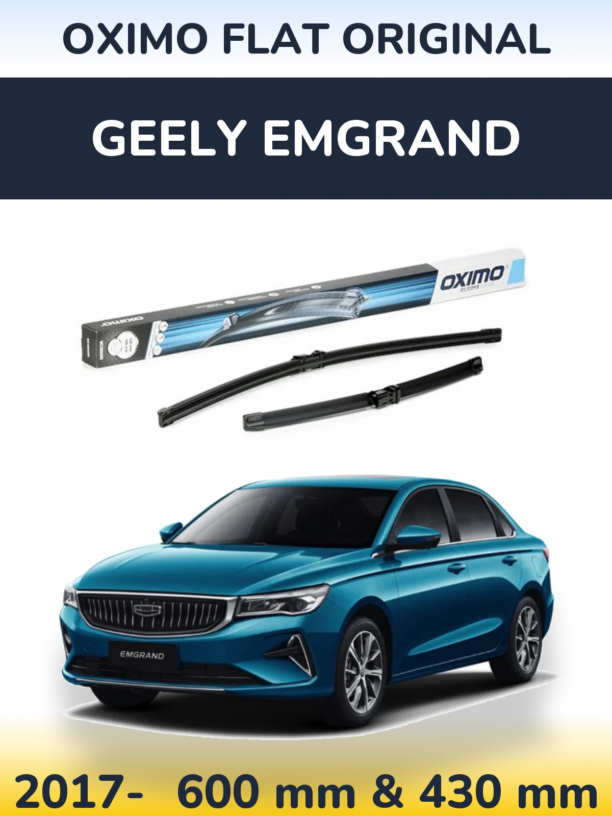 Ștergătoare Oximo Flat Original pentru Geely Emgrand