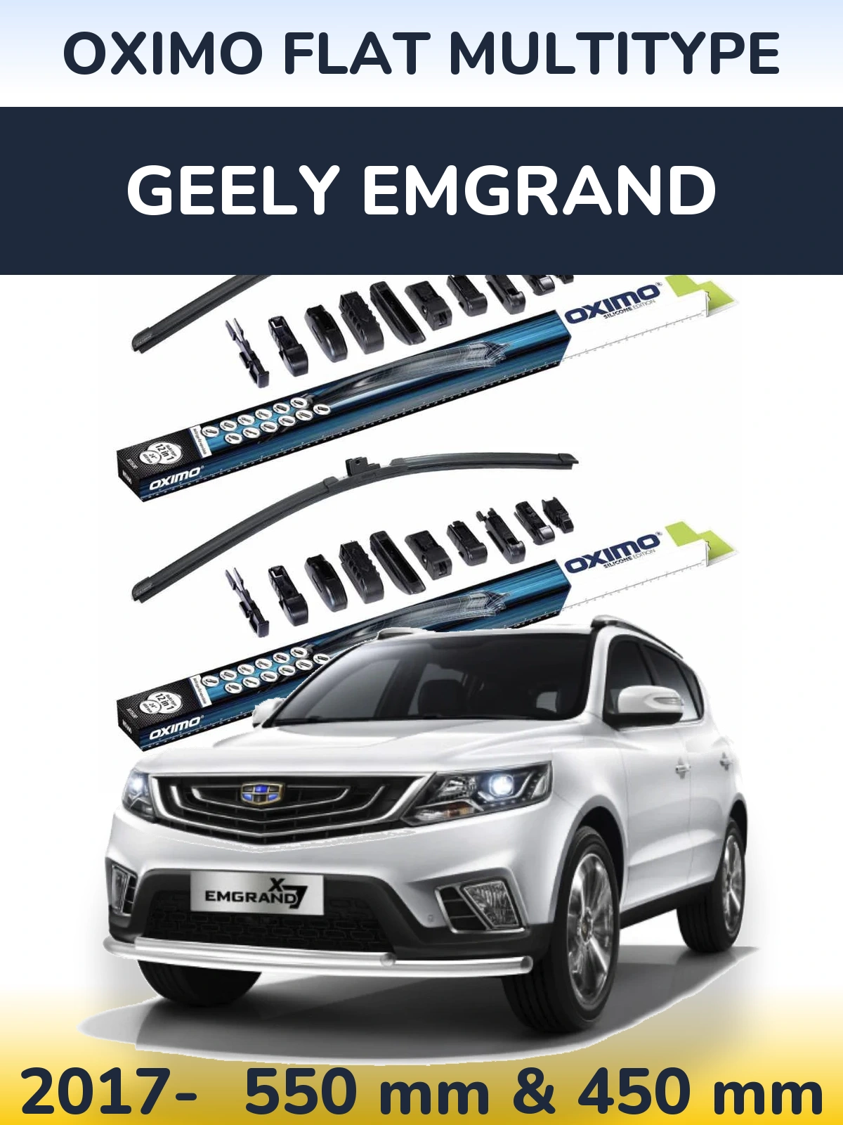 Ștergătoare Oximo Flat MultiTipe pentru Geely Emgrand