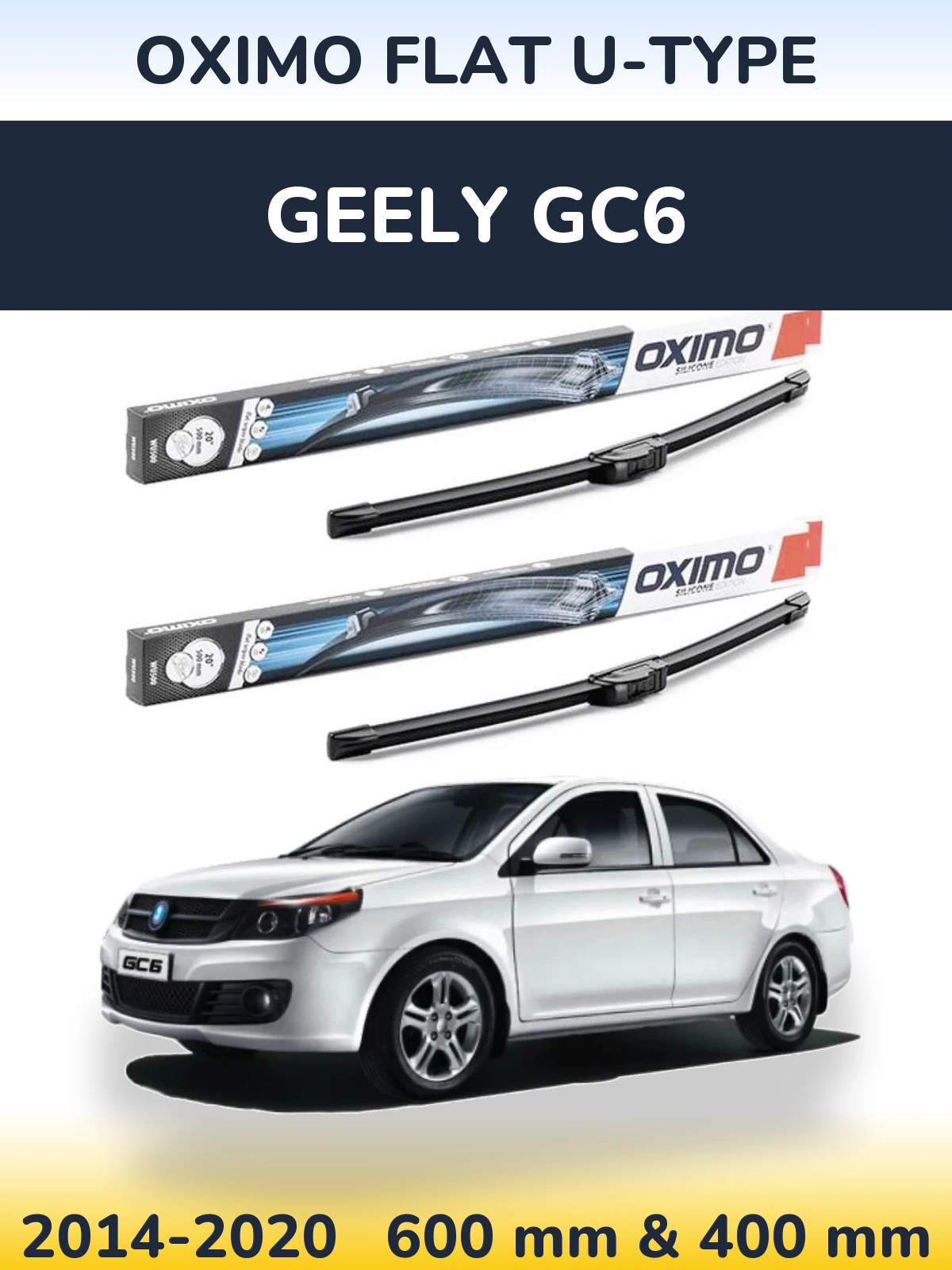Ștergătoare Oximo Flat U-type pentru Geely GC6