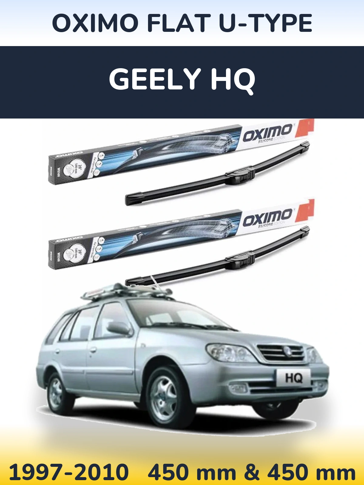 Ștergătoare Oximo Flat U-type pentru Geely HQ