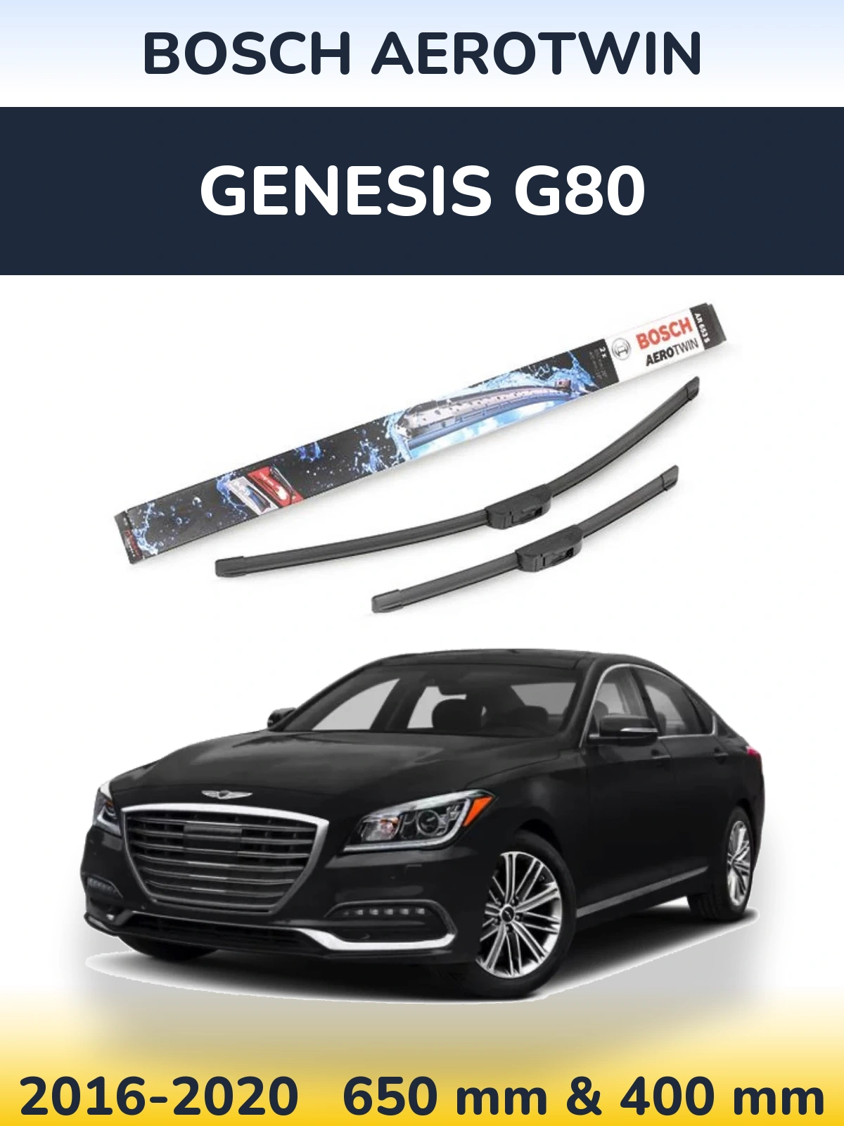 Ștergătoare BOSCH AeroTwin pentru Genesis G80